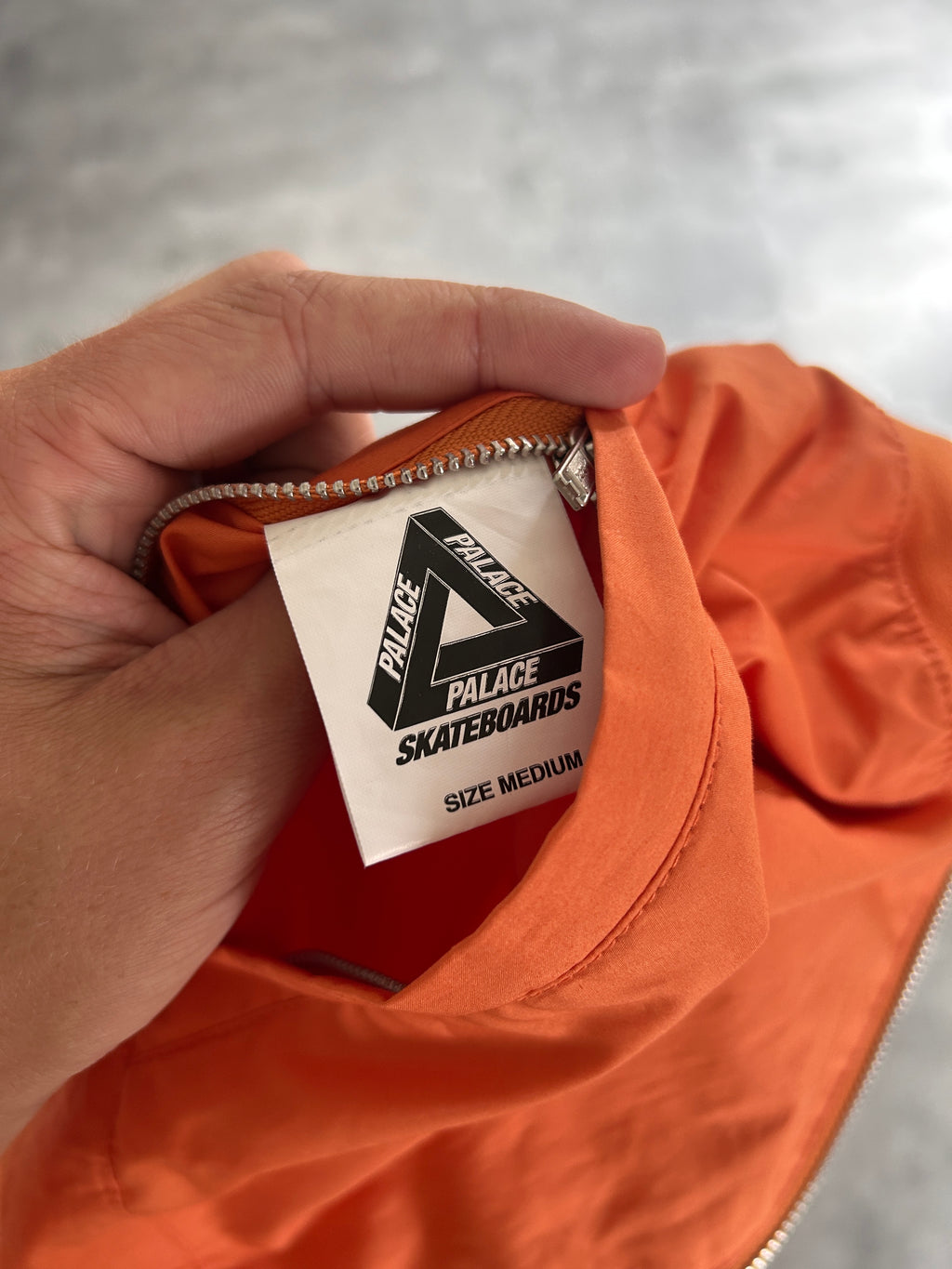 PALACE REVERSIBLE OVERLAY BOMBER JACKET (M)