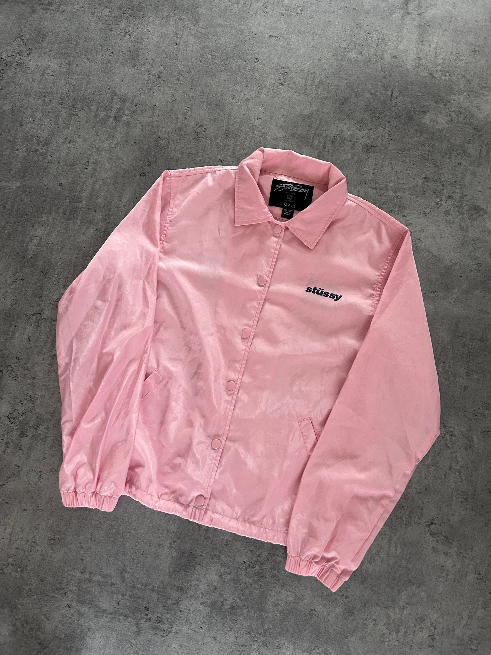 STÜSSY PINK COACH JACKET (S WMNS)