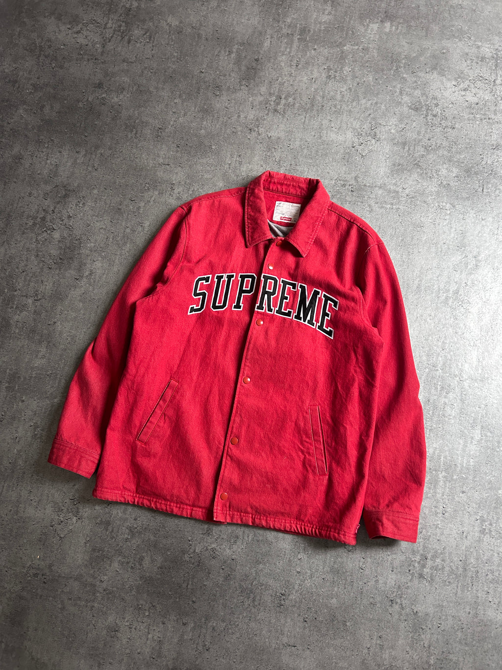 SUPREME DENIM ARC COACH JACKET (XL)
