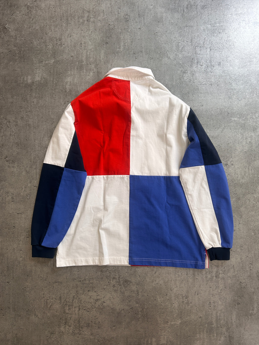 PALACE THISTLE LONGSLEEVE RUGBY POLO (M)