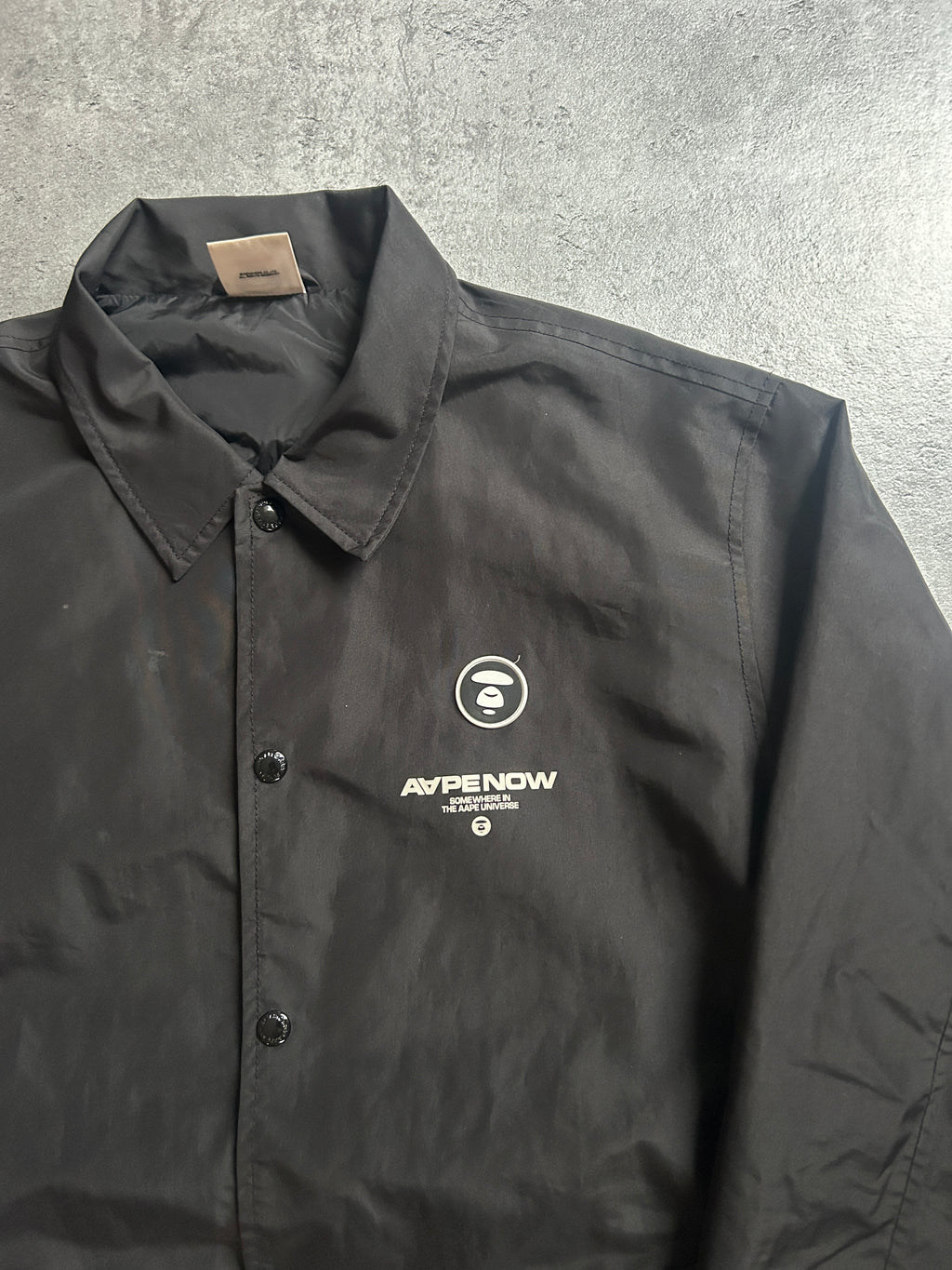 AAPE NOW COACH JACKET “BLACK” (L)