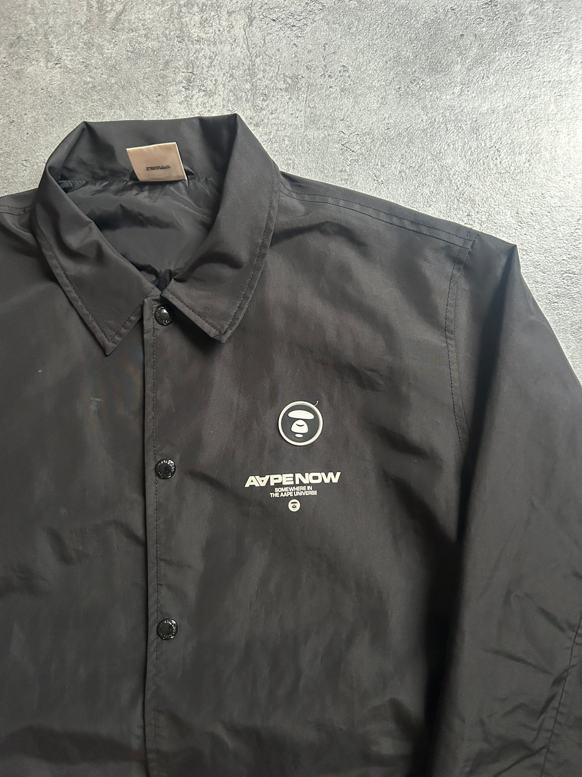 AAPE NOW COACH JACKET “BLACK” (L)