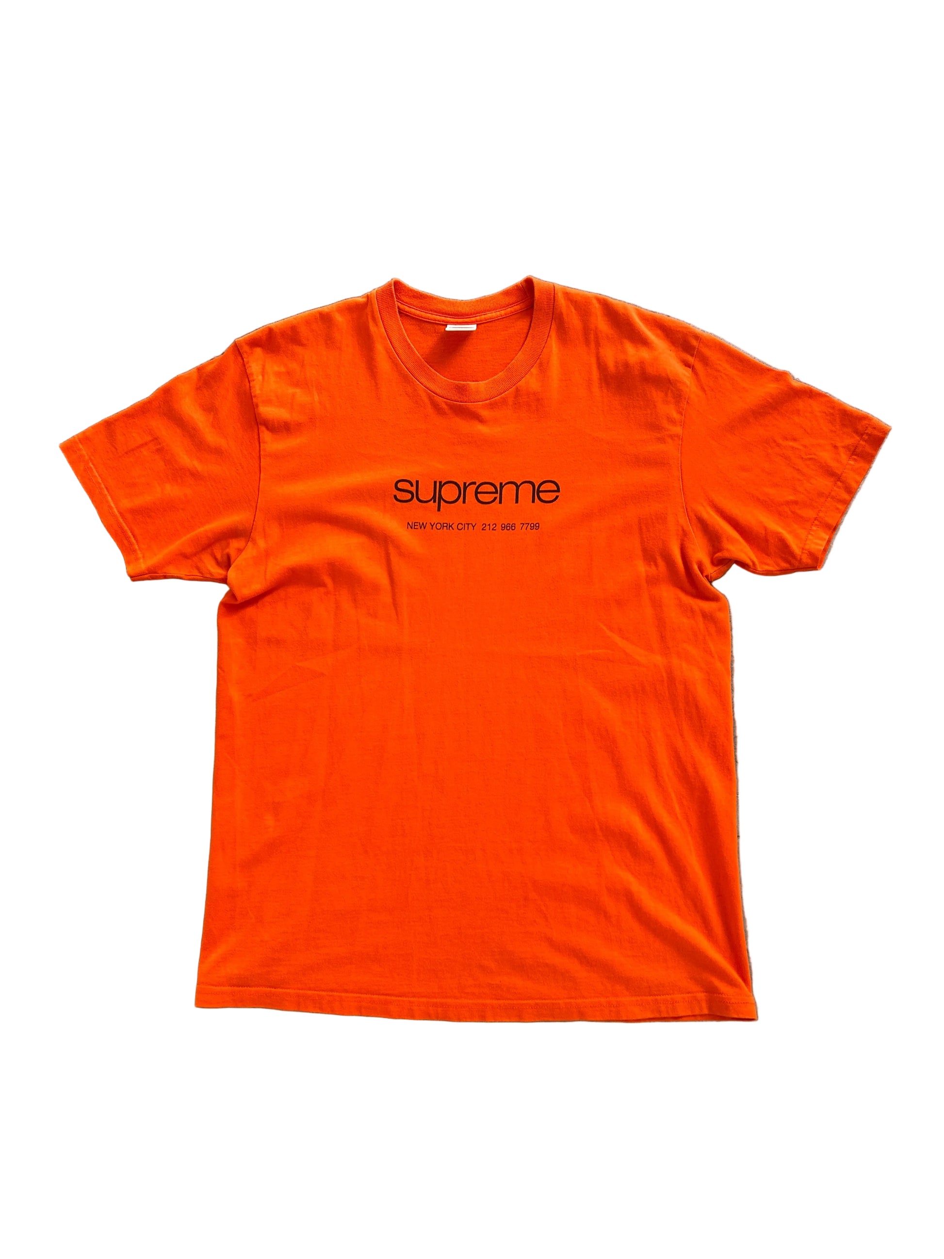 SUPREME SHOP TEE ORANGE (L)