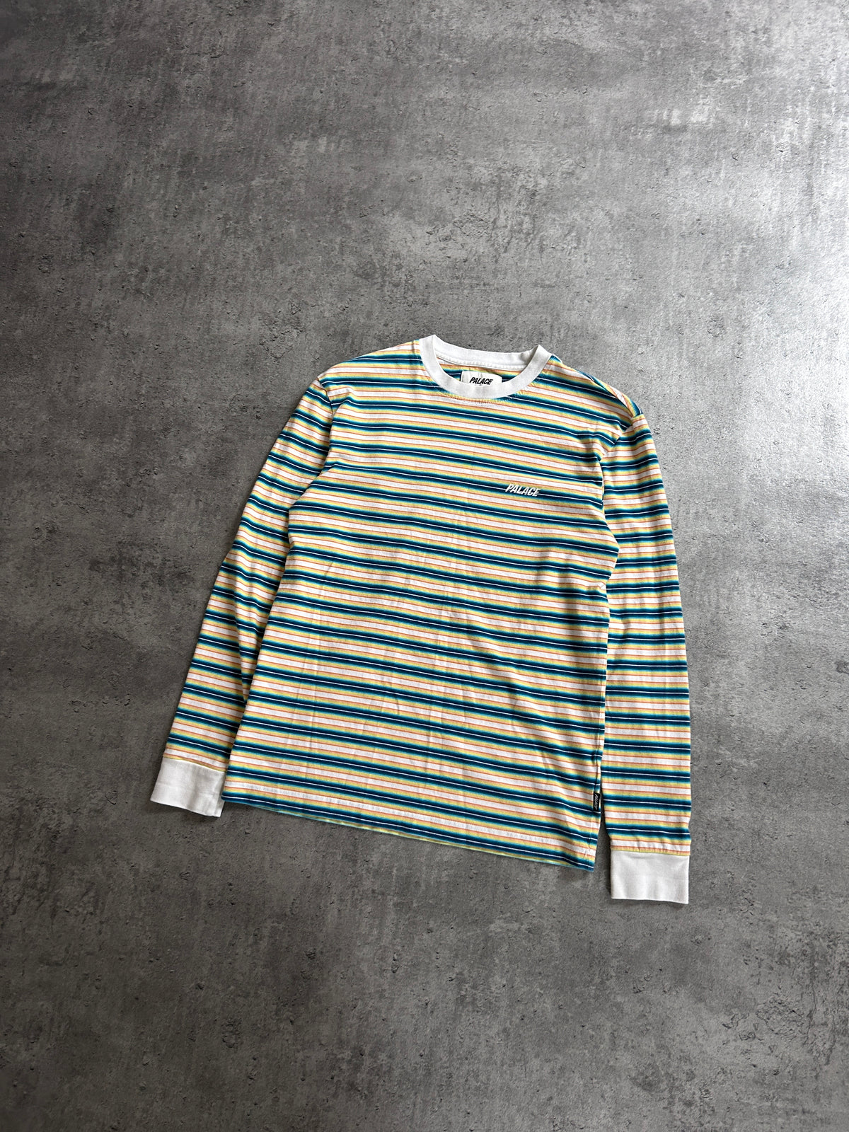PALACE NEON STRIPE LONGSLEEVE (XS)