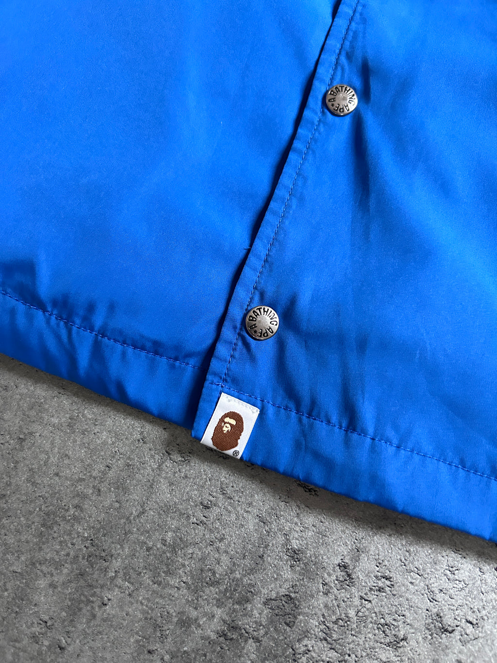 A BATHING APE COACH JACKET “BLUE” (L)
