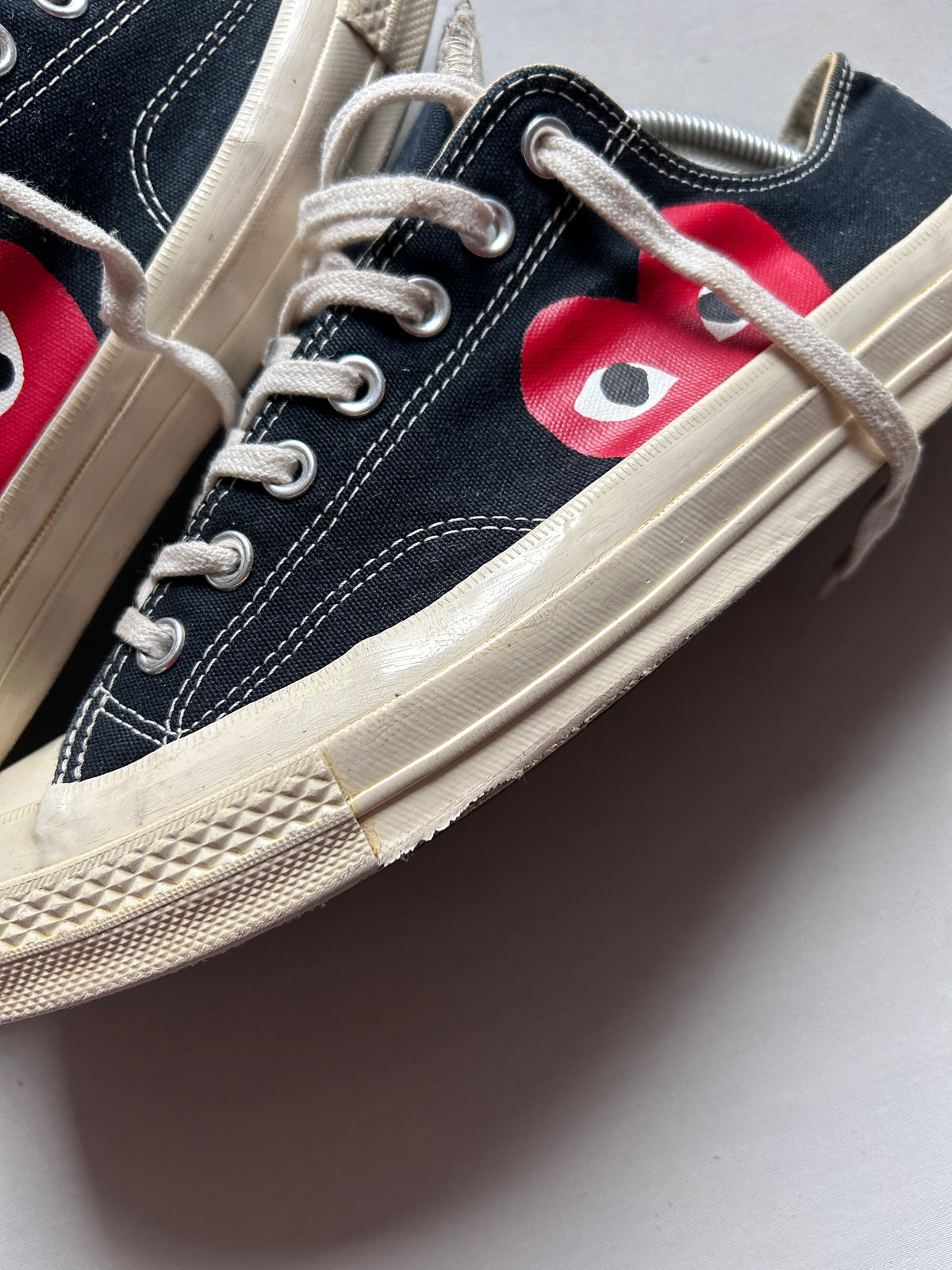 CONVERSE X CDG LOW BLACK (45EU)