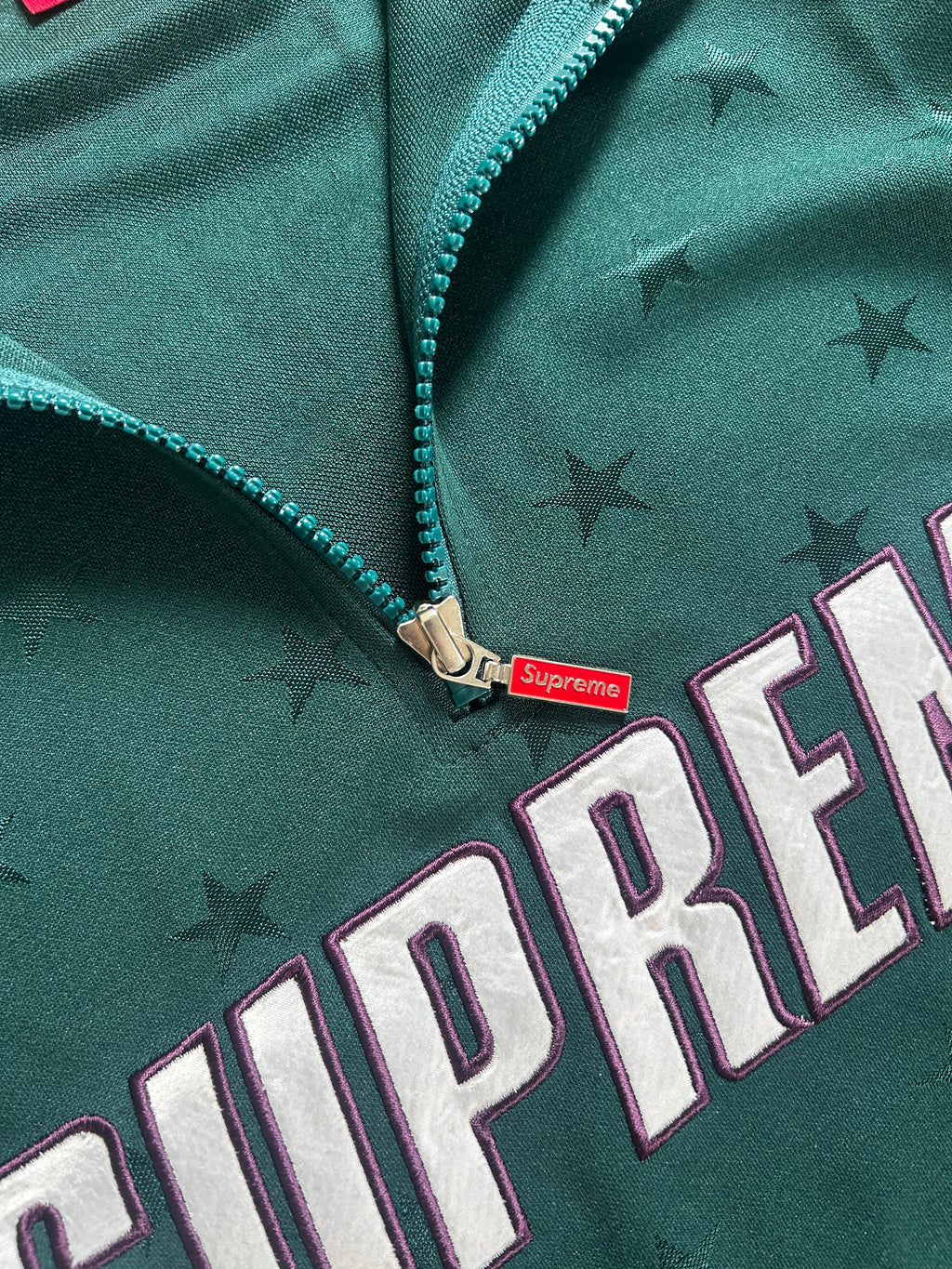 SUPREME TRACK HALF ZIP PULLOVER FW18 (M)