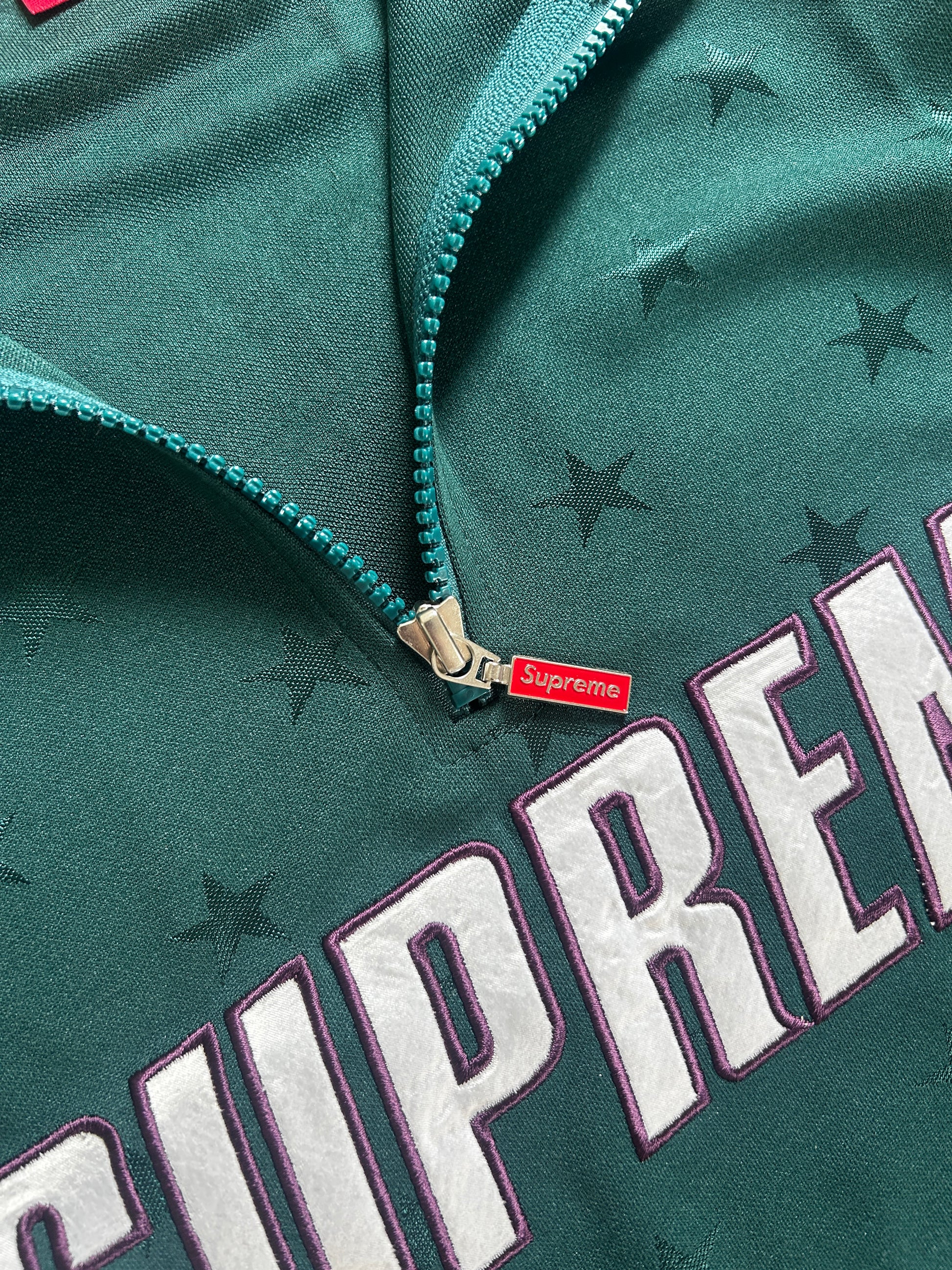 SUPREME TRACK HALF ZIP PULLOVER FW18 (M)