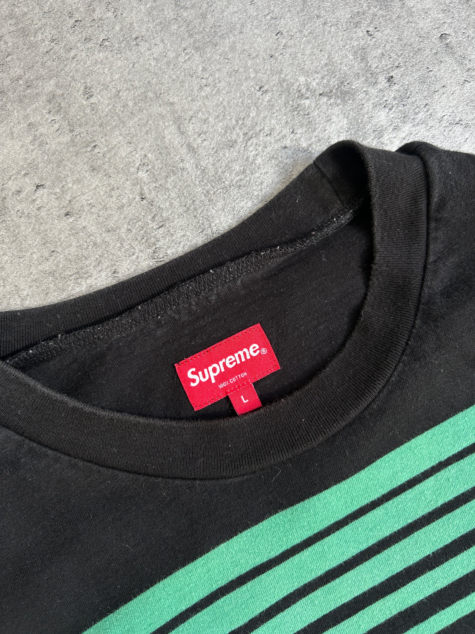SUPREME FADE STRIPE LONGSLEEVE (L)