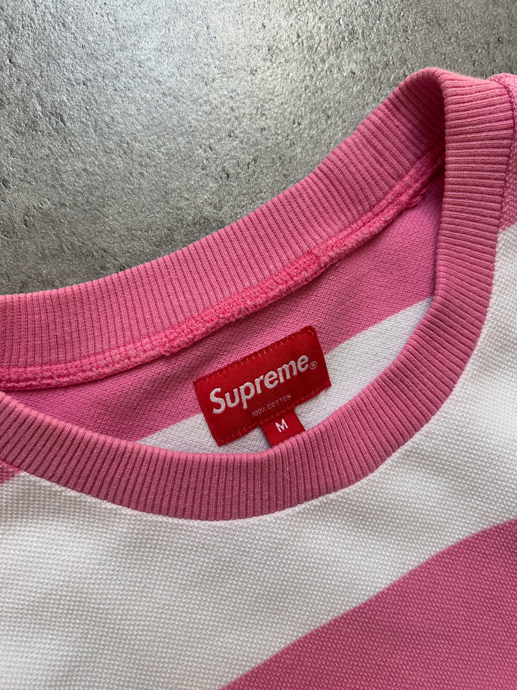 SUPREME PIQUE CREWNECK (M)