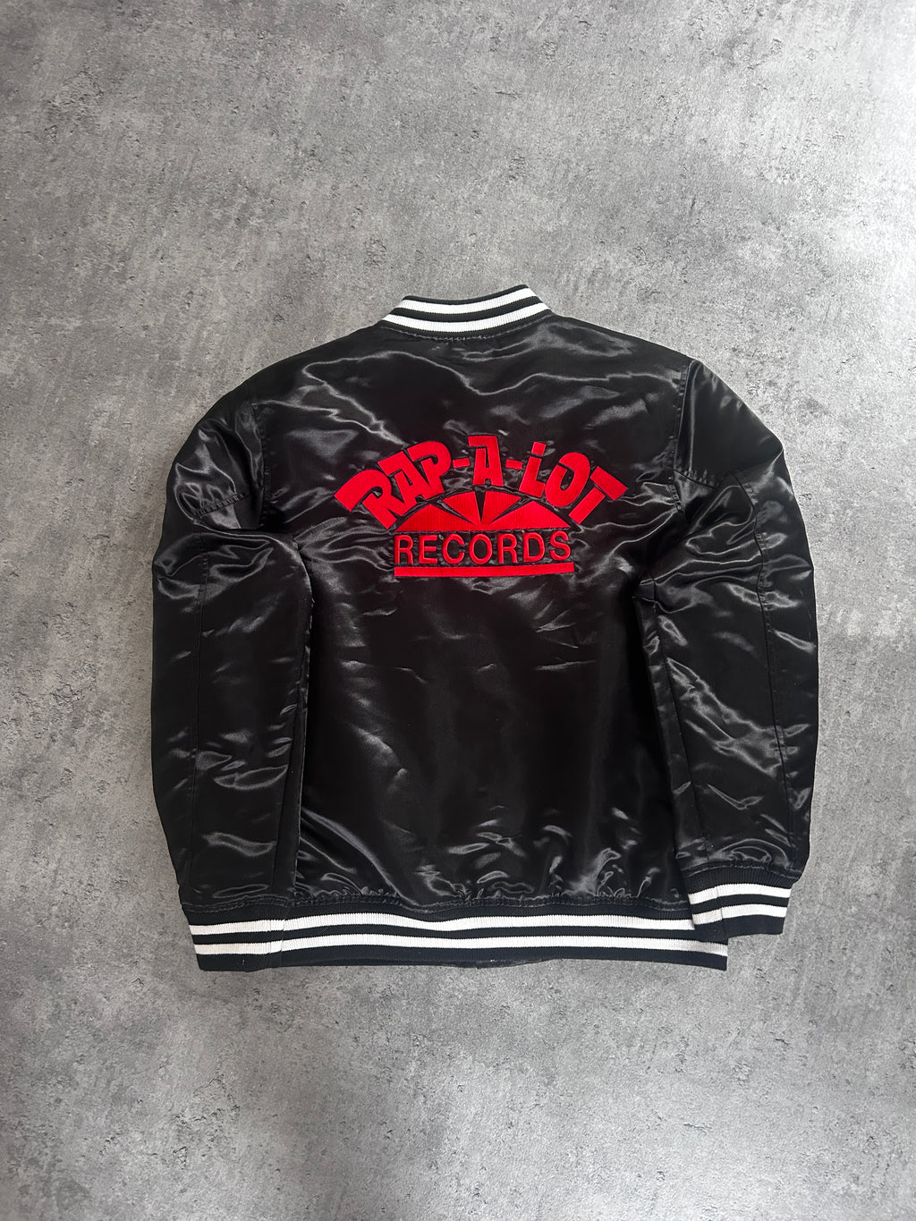 SUPREME RAP A LOT RECORDS SATIN BOMBERJACKET (M)