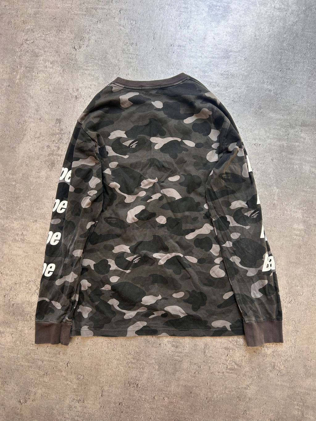 BAPE GREY CAMO LONGSLEEVE (S)