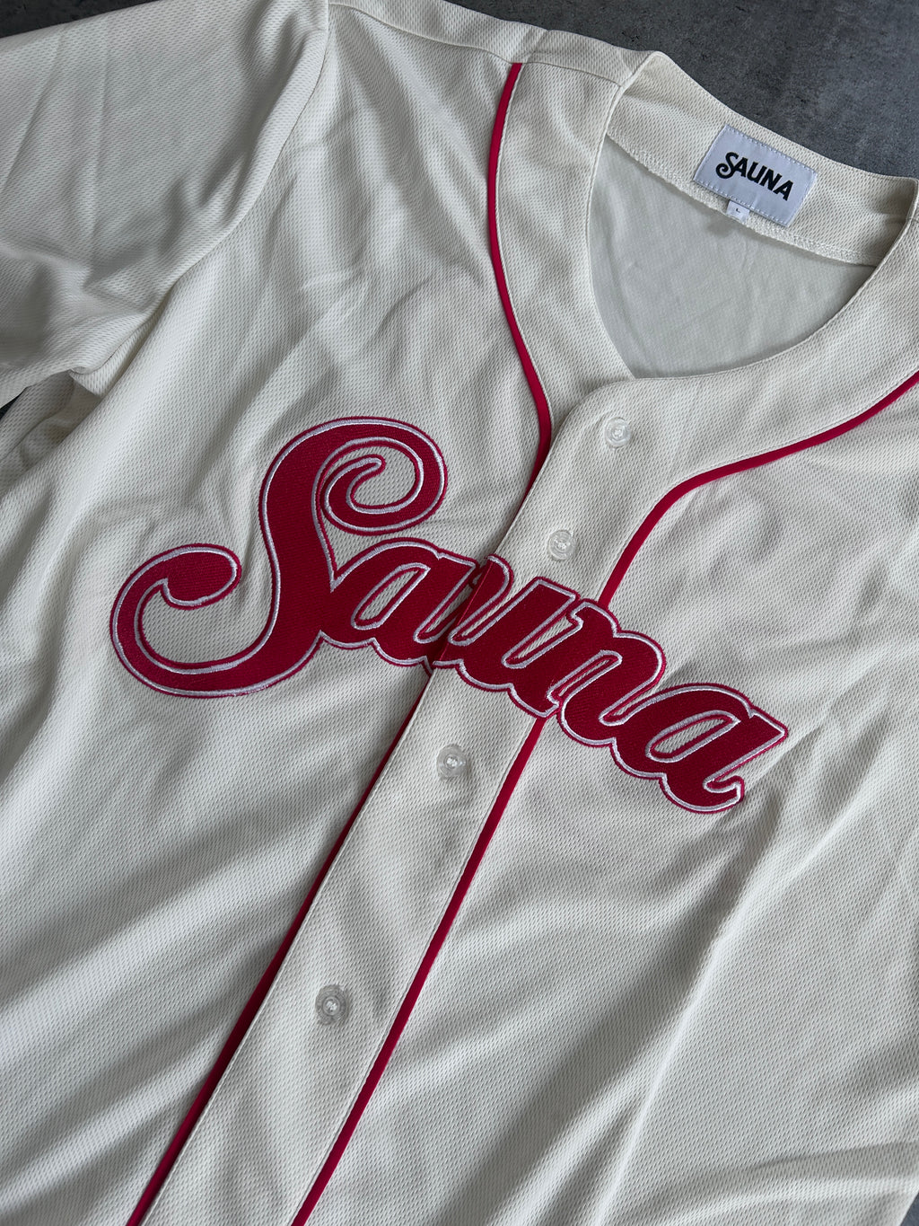 SAUNA 34 BASEBALL JERSEY (L/XL)