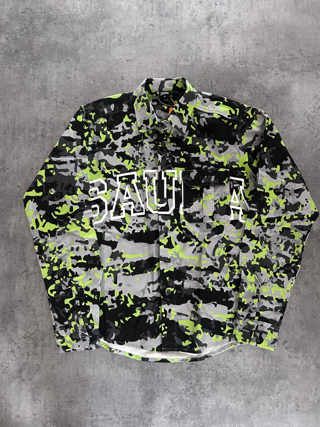 SAUNA CAMO OVERSHIRT (S)
