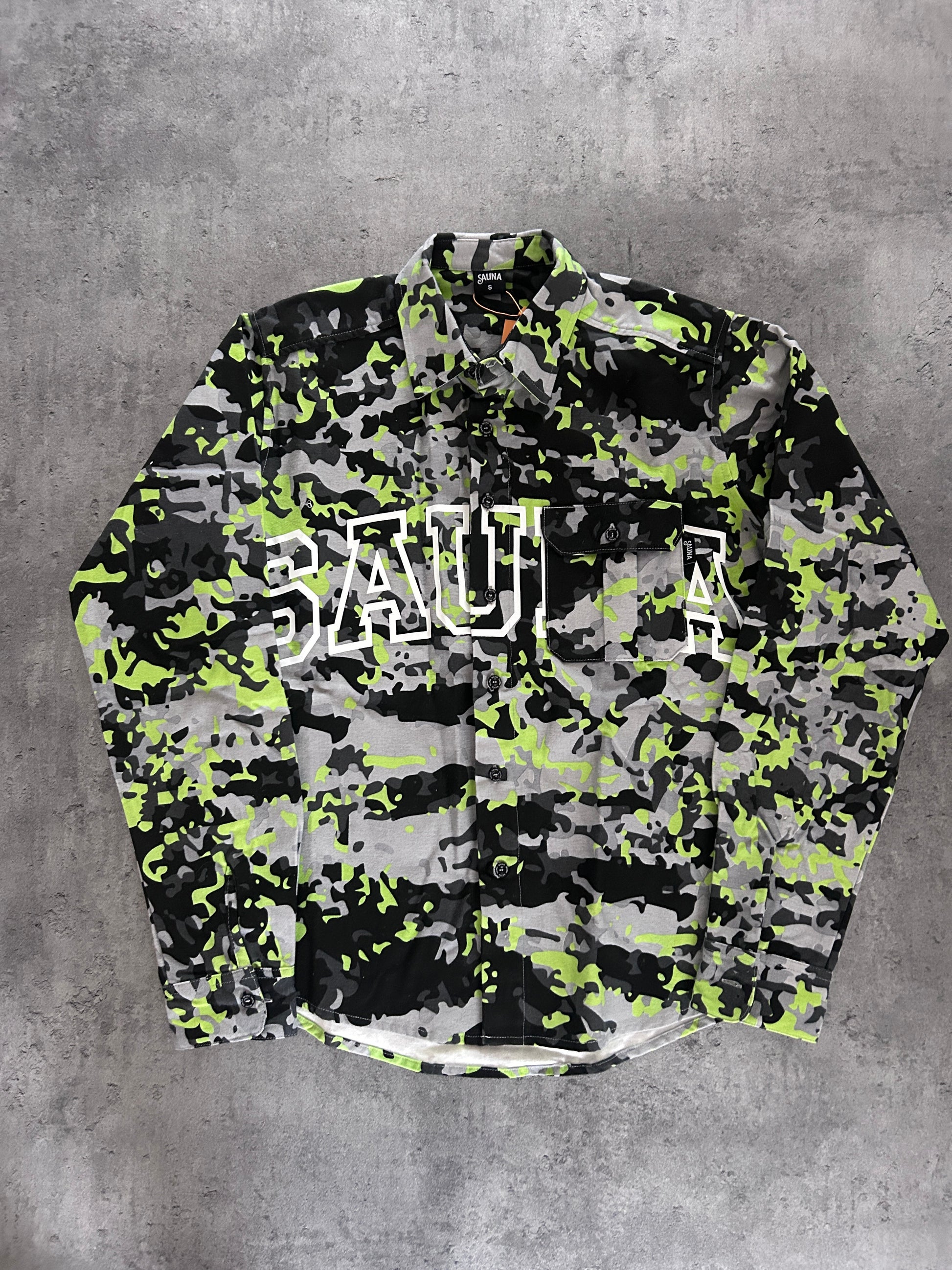 SAUNA CAMO OVERSHIRT (S)