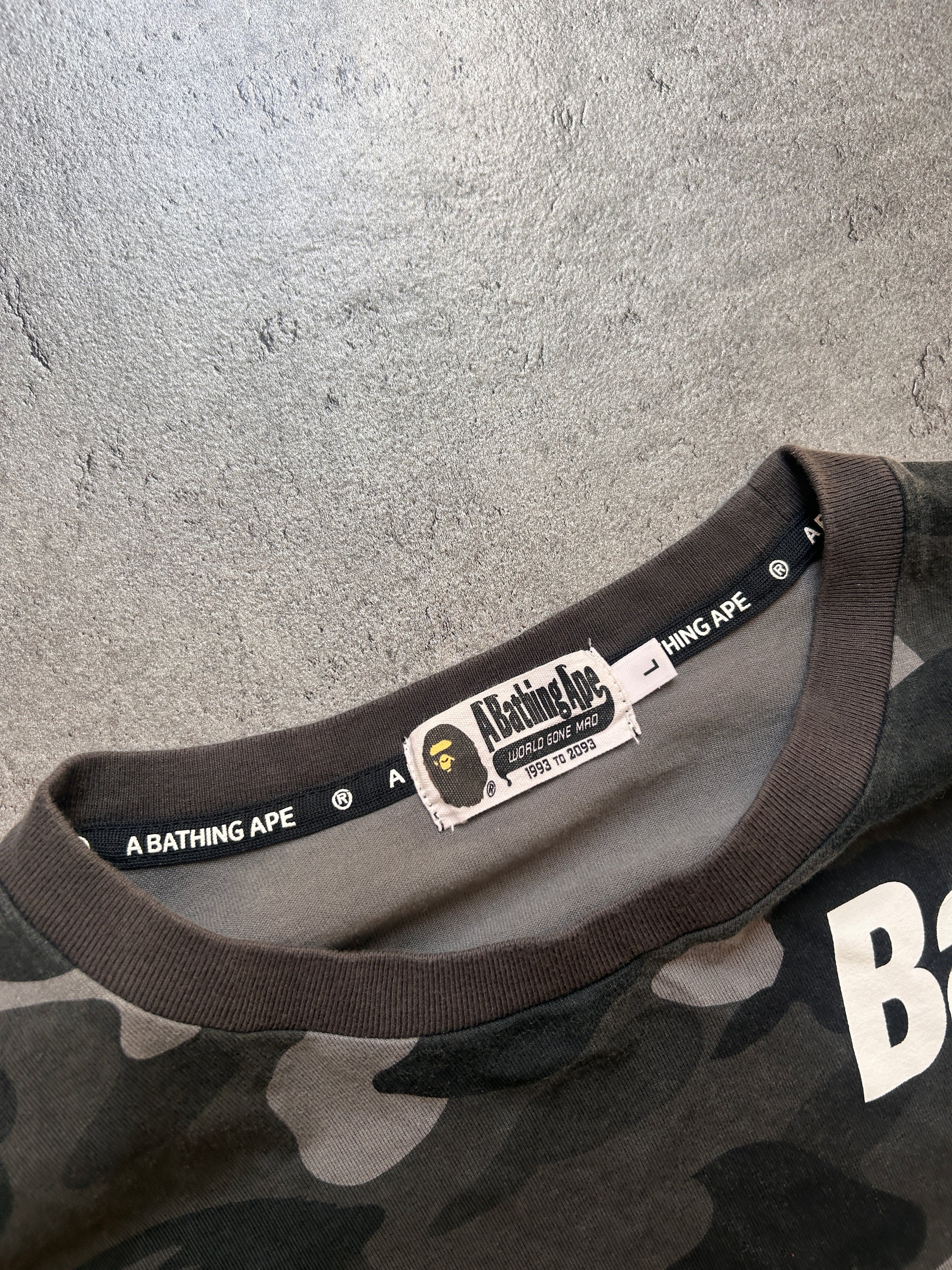 BAPE GREY CAMO LONGSLEEVE (S)