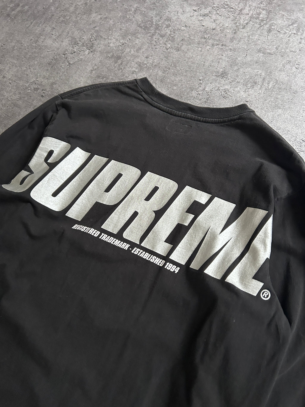 SUPREME TRADEMARK LONGSLEEVE (L)