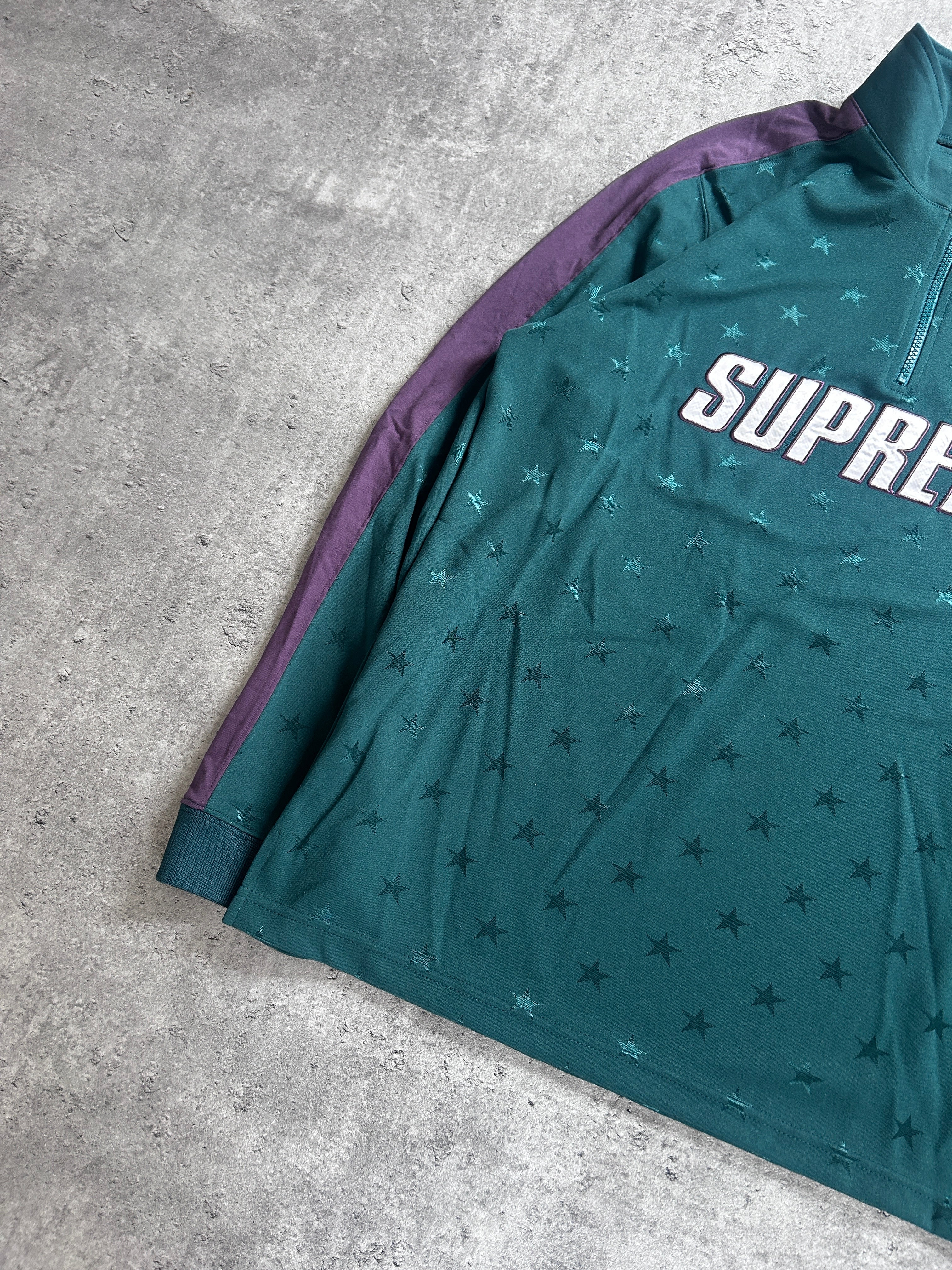 SUPREME TRACK HALF ZIP PULLOVER FW18 (M) – Kicksweep
