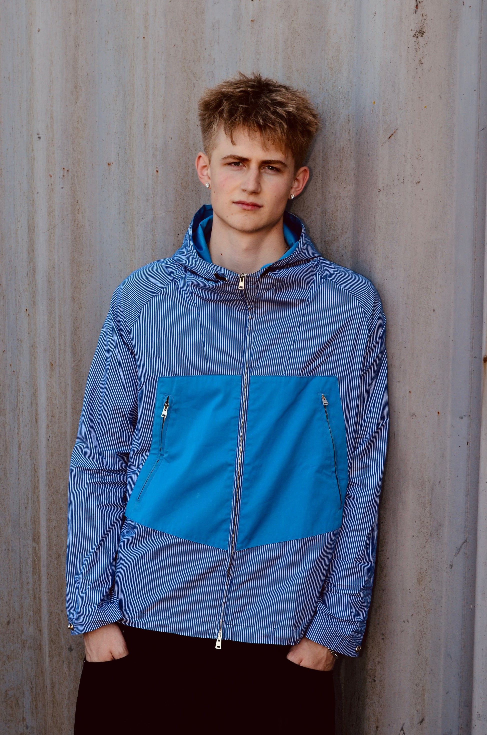 MARNI STRIPE WINDBREAKER (L)