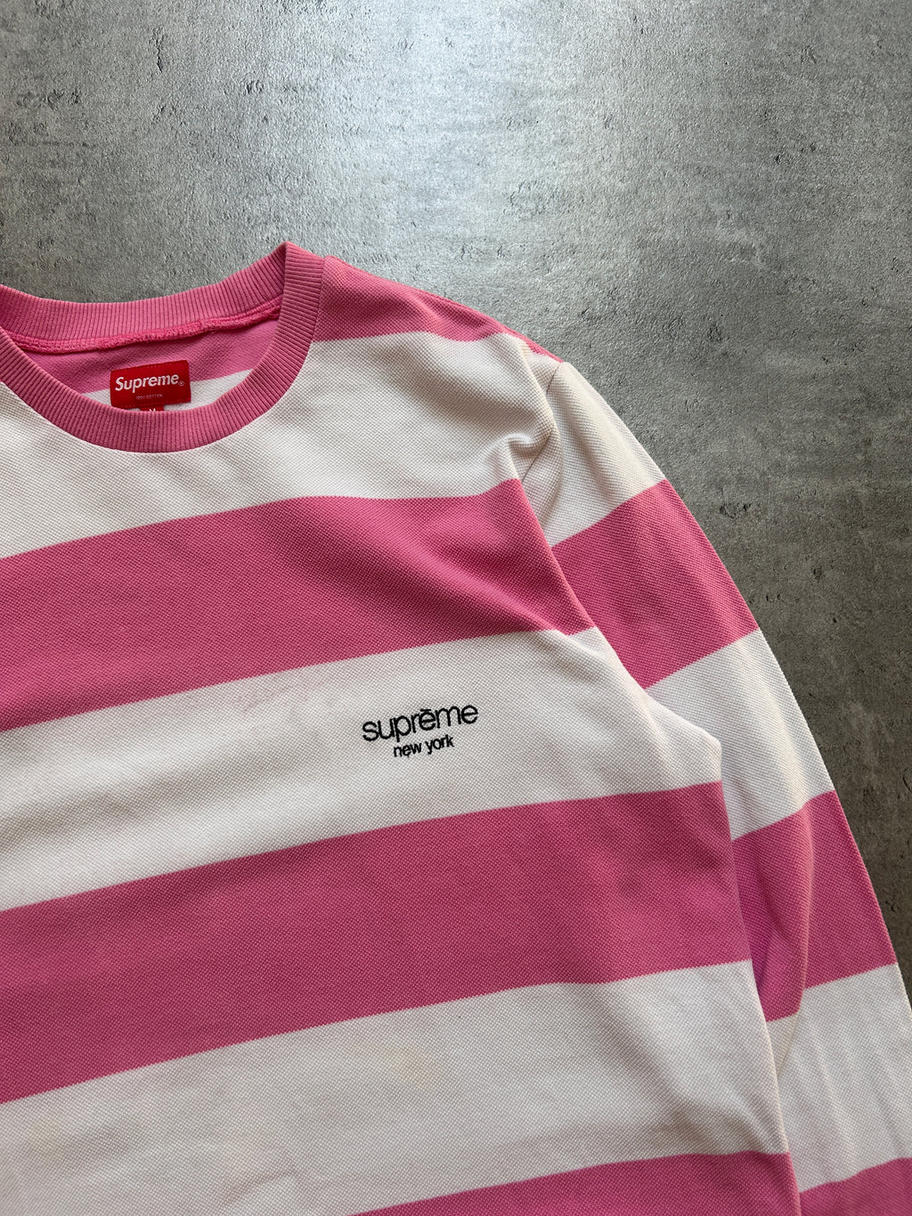SUPREME PIQUE CREWNECK (M)