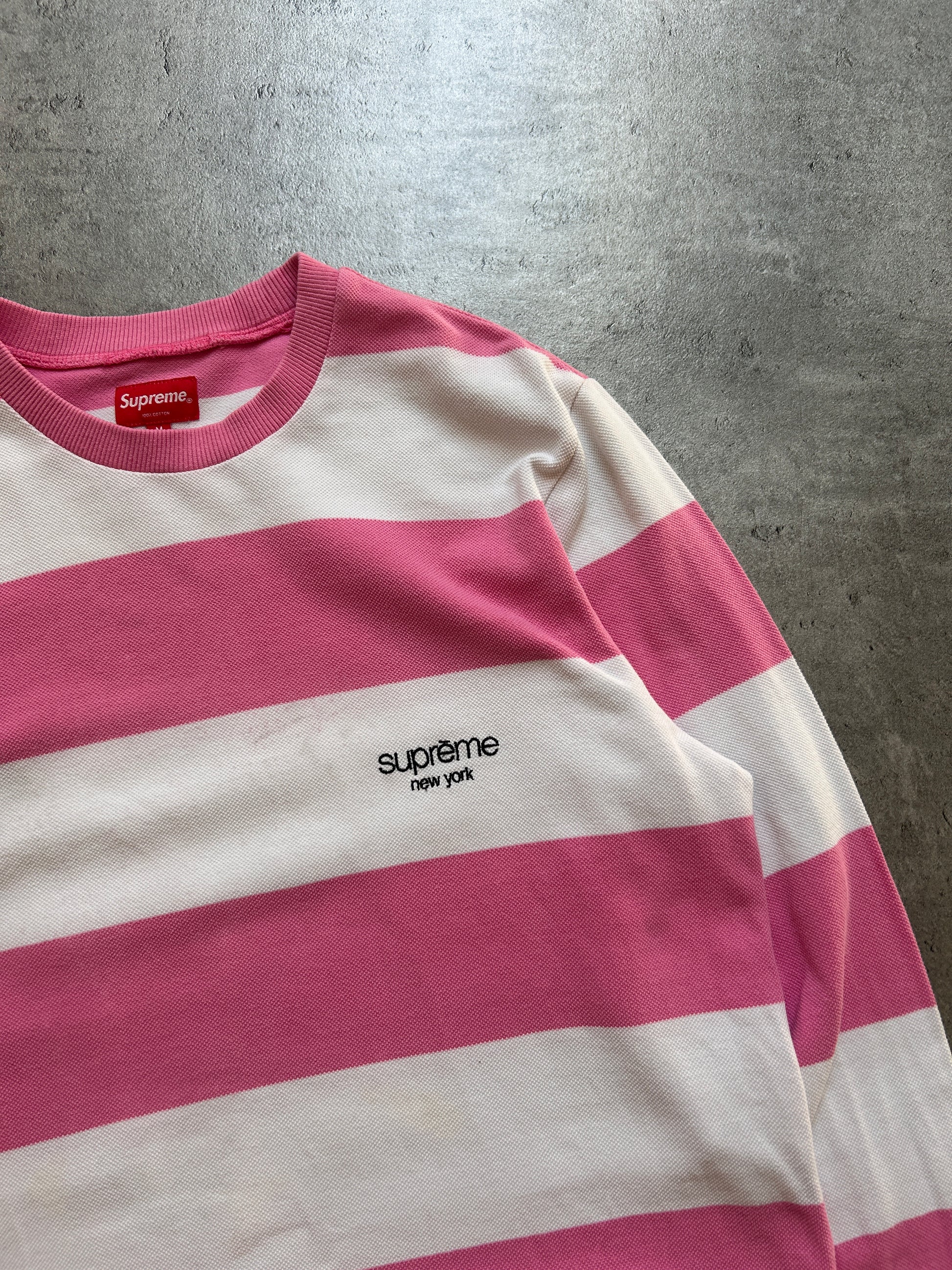 SUPREME PIQUE CREWNECK (M)