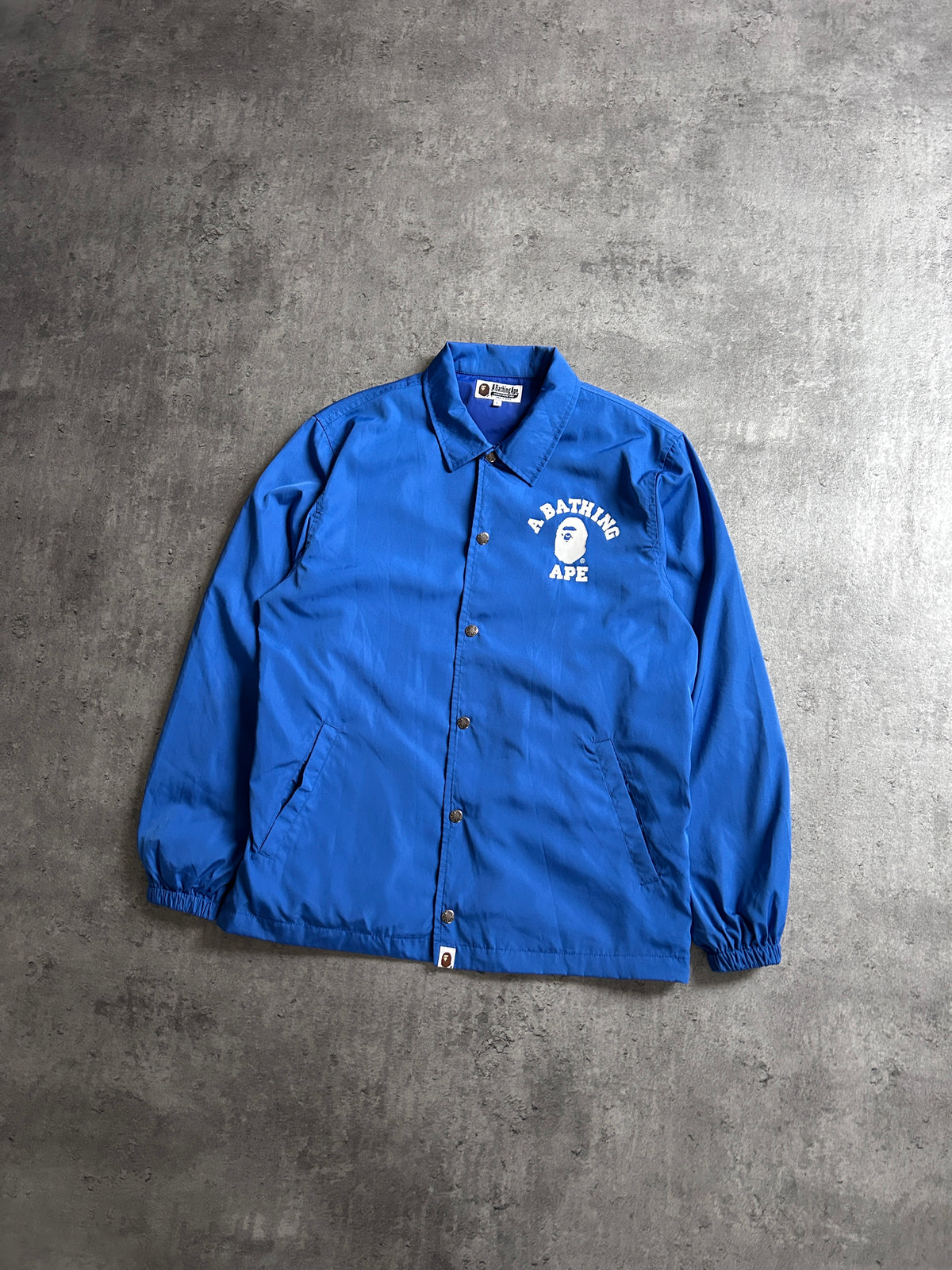 A BATHING APE COACH JACKET “BLUE” (L)