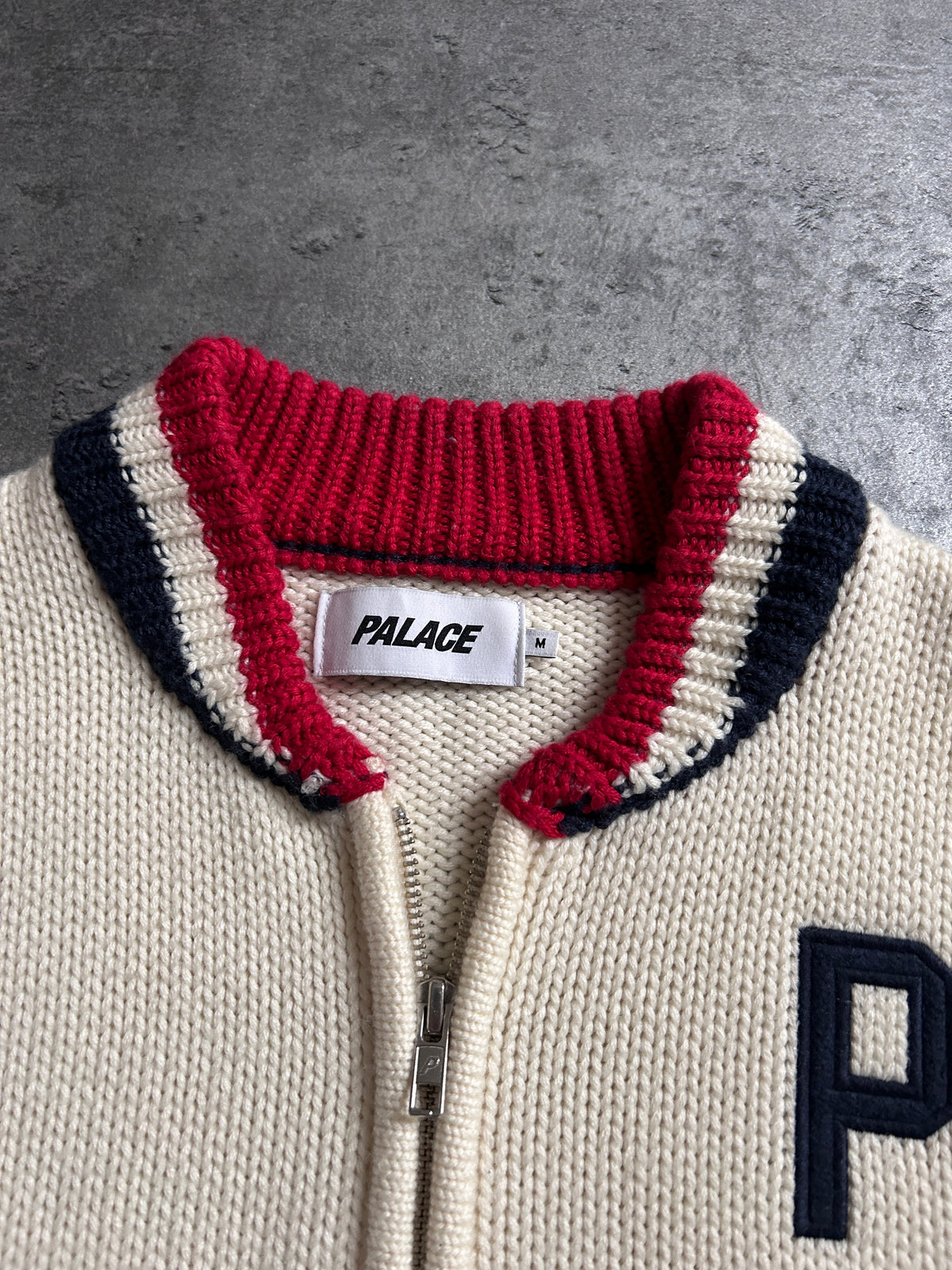 PALACE VERT KNIT BEIGE (M/L)