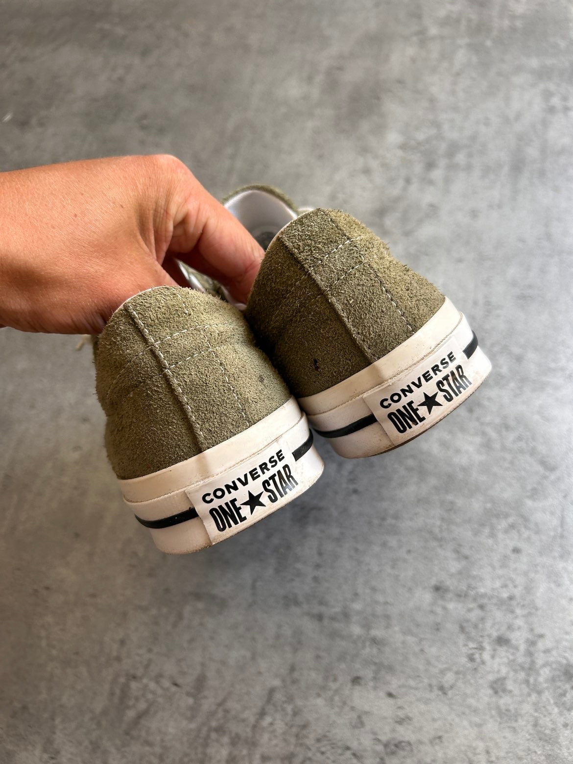 CONVERSE ONE STAR “OLIVE SUEDE” 44/44.5