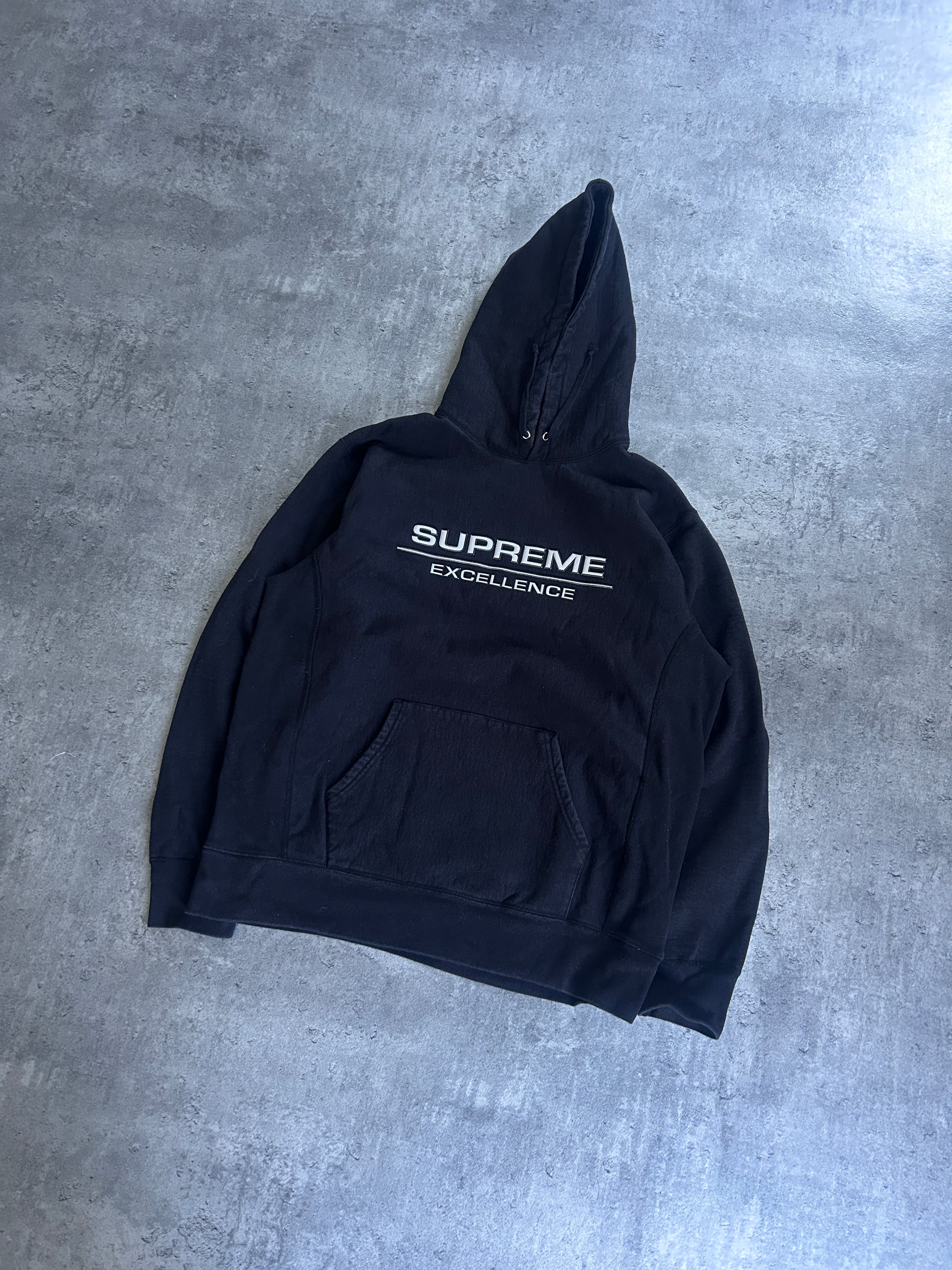 SUPREME EXCELLENCE HOODIE “BLACK” (XL)