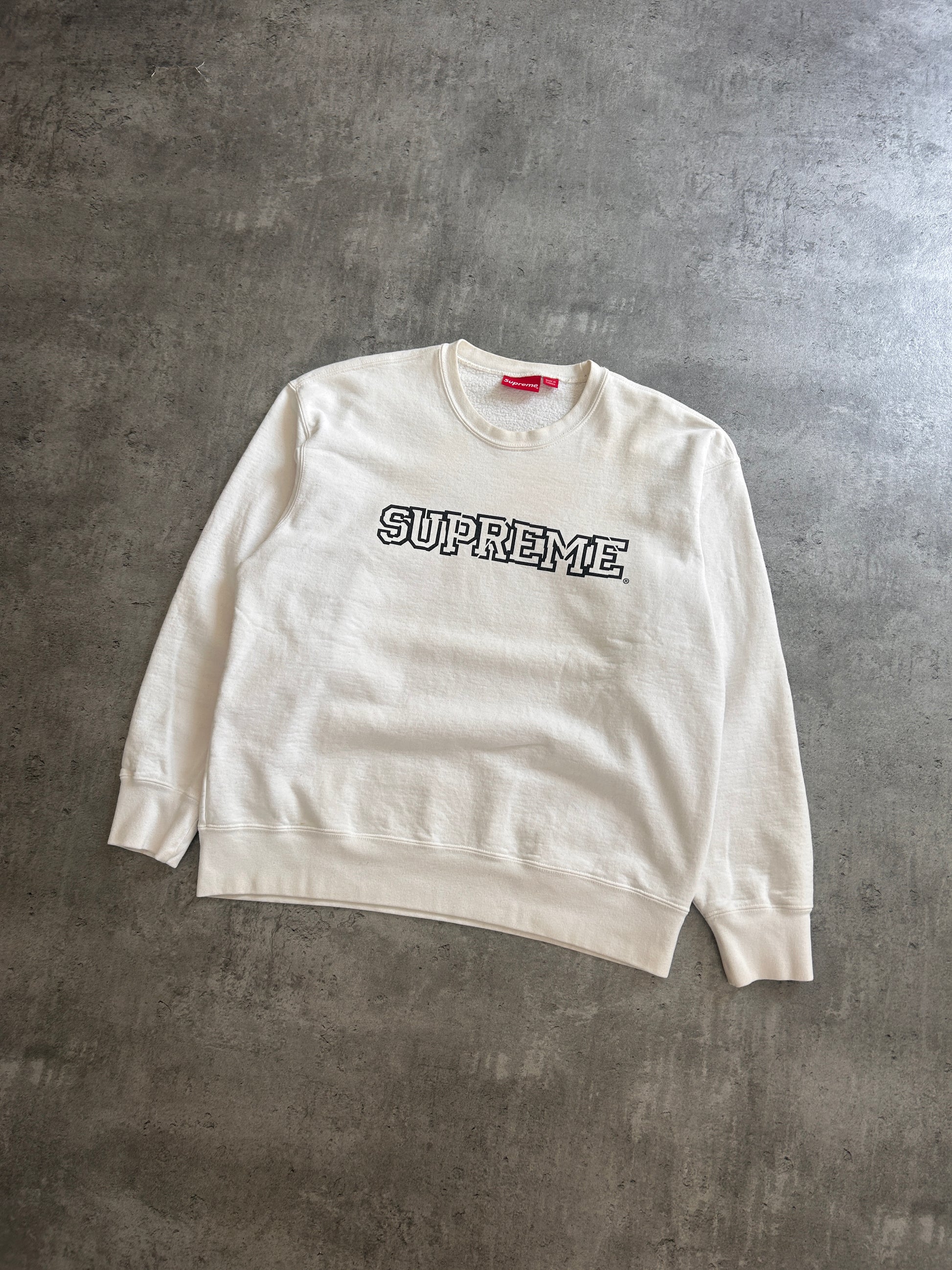 SUPREME SHATTERED LOGO CREWNECK (L)