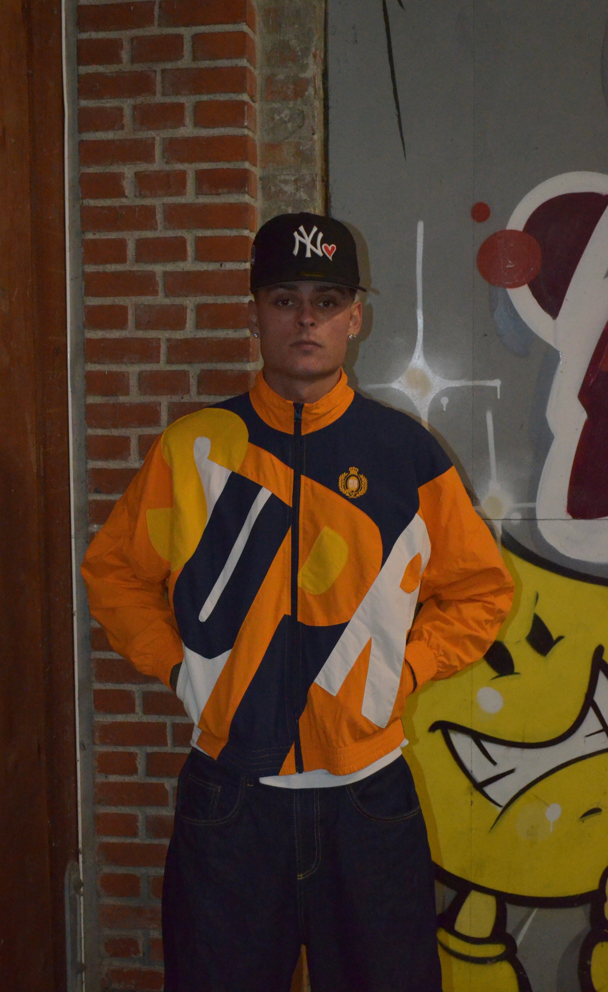 SUPREME BIG LETTER JACKET “YELLOW” (S)