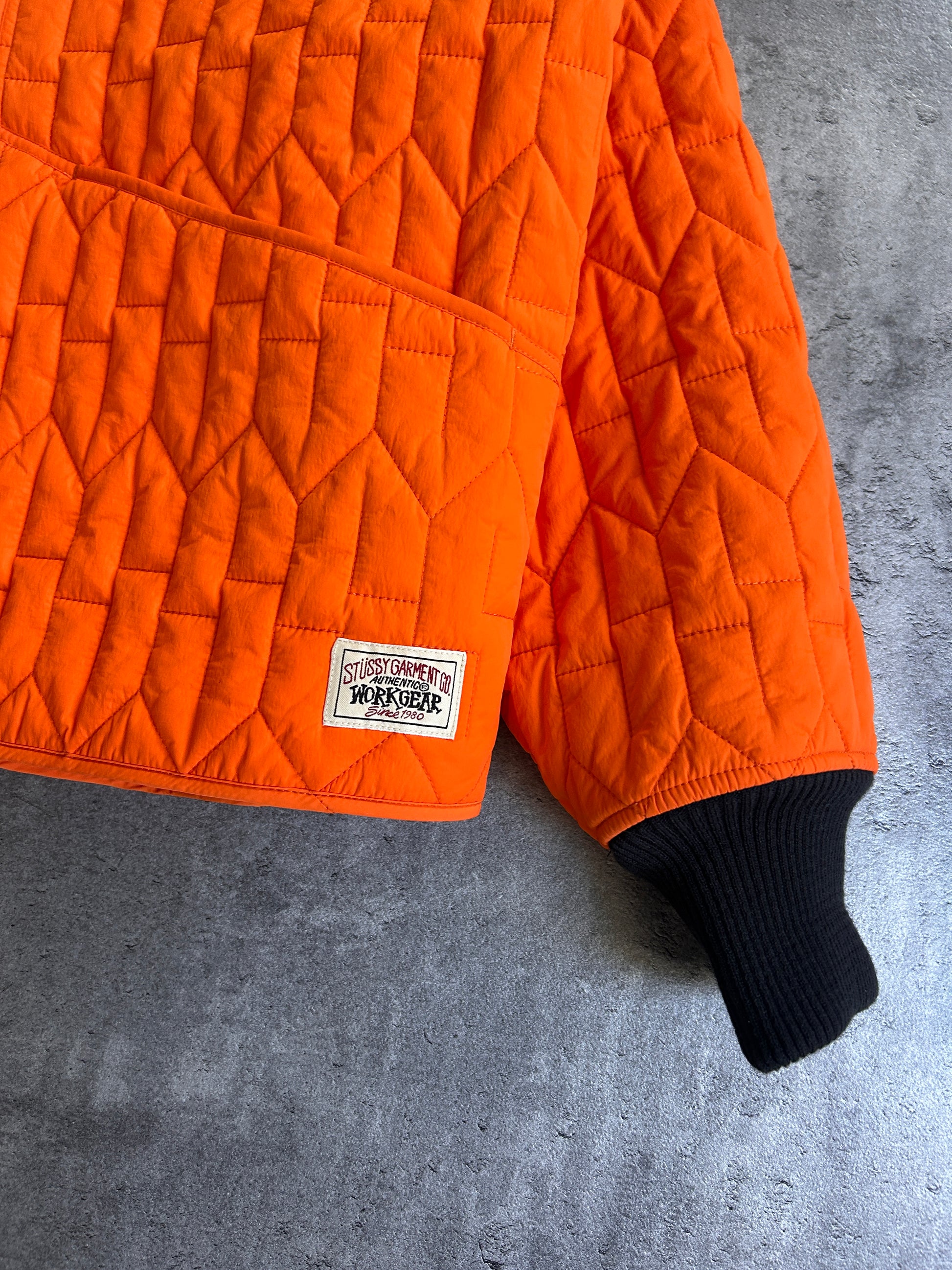 STUSSY S QUILTED LINER JACKET (M)