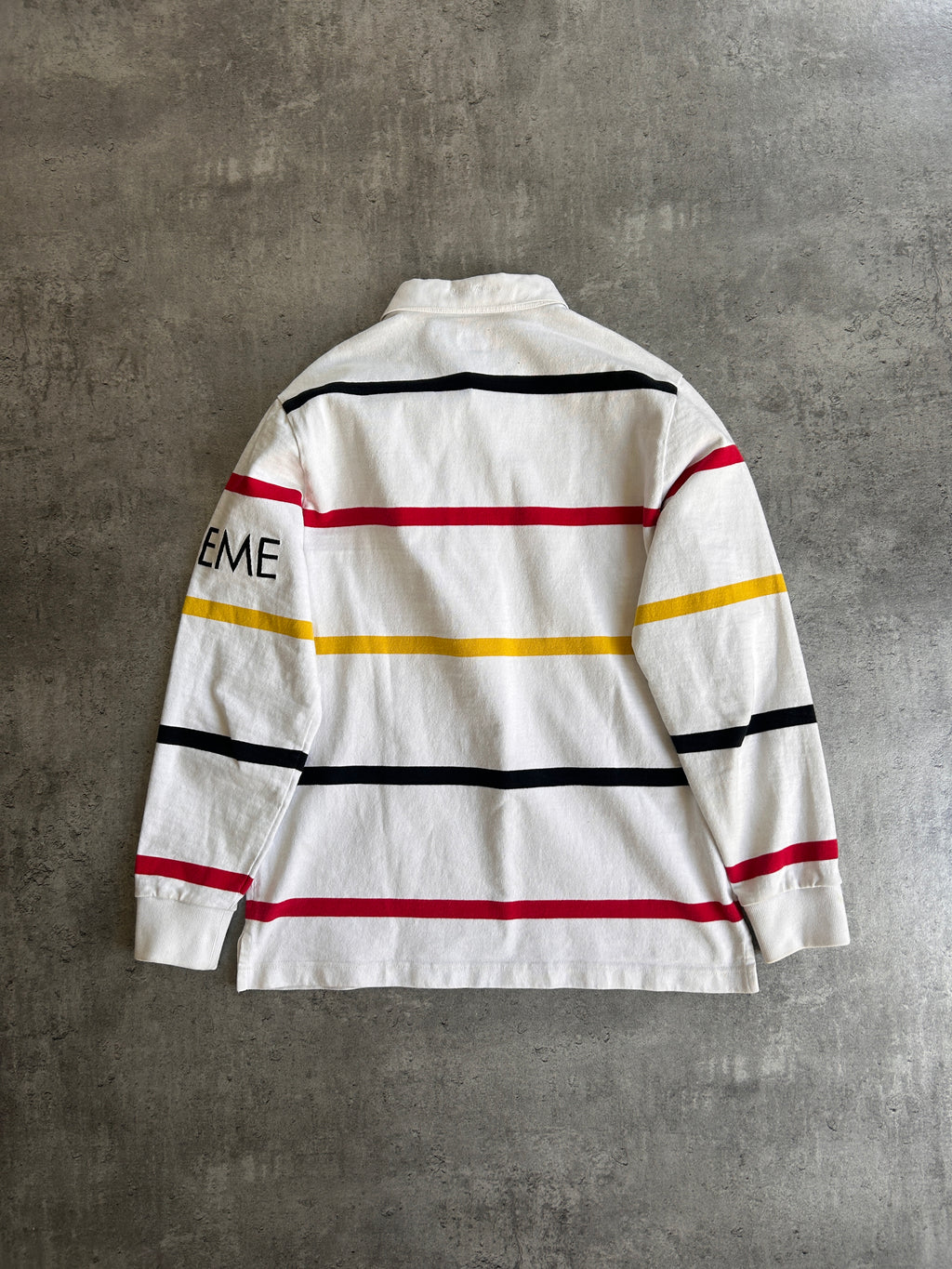 SUPREME STRIPED RUGBY POLO (L)