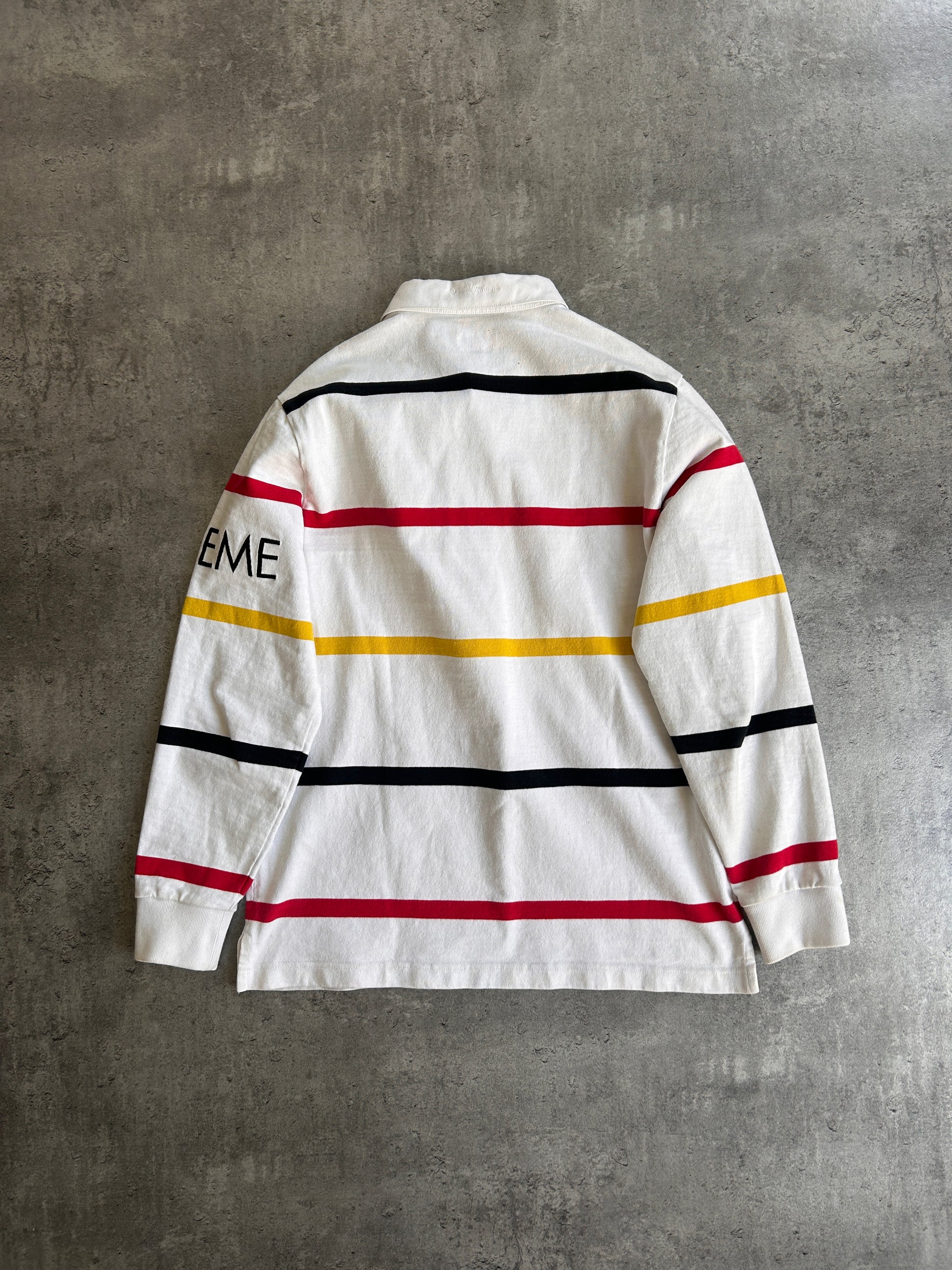 SUPREME STRIPED RUGBY POLO (L)