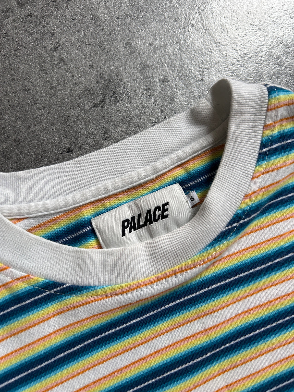 PALACE NEON STRIPE LONGSLEEVE (XS)