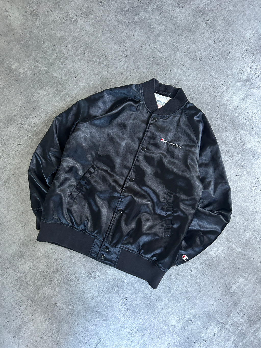SUPREME X CHAMPION SATIN JACKET SS13 (S)