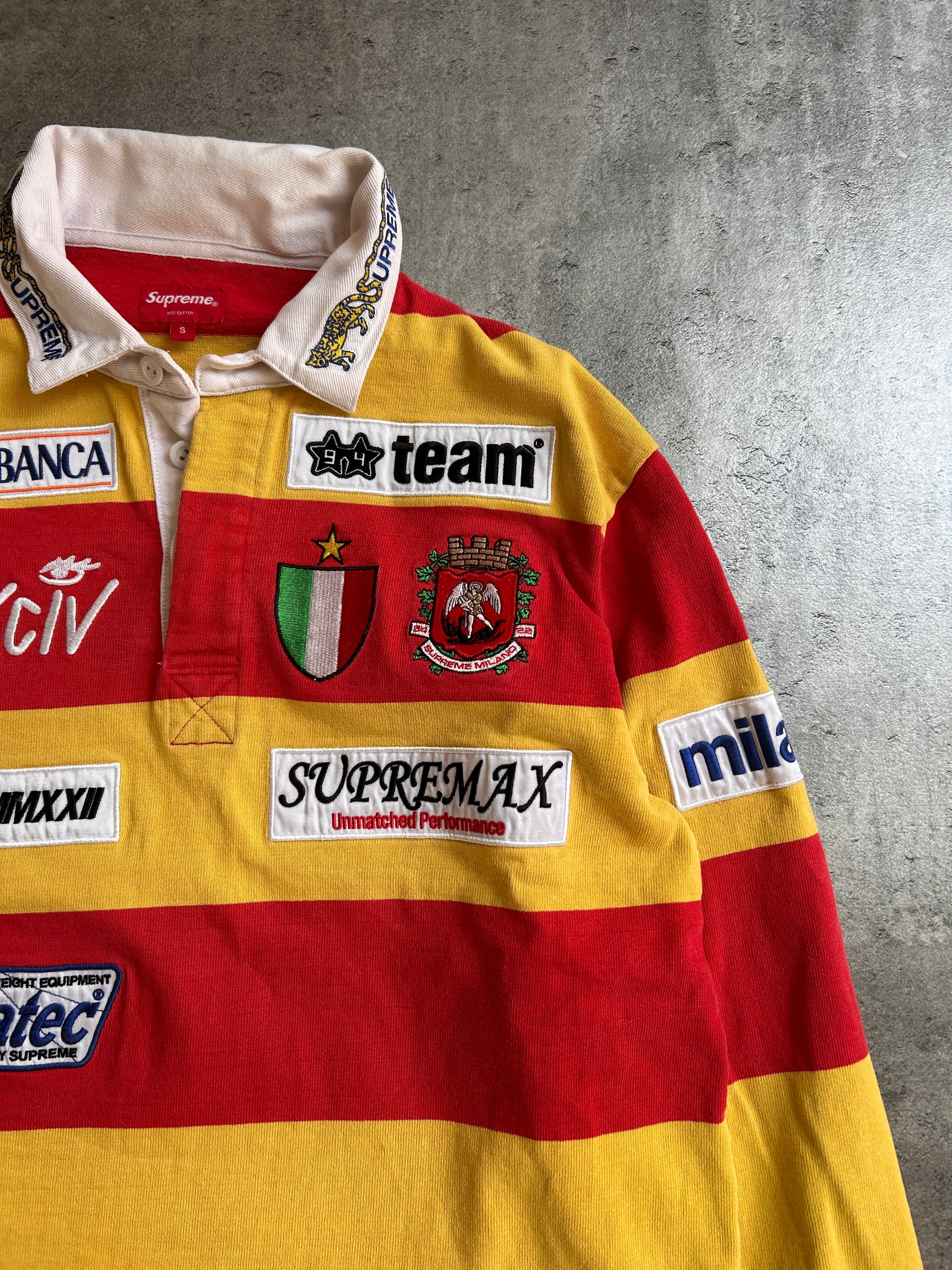 SUPREME STRIPE RUGBY POLO (S)