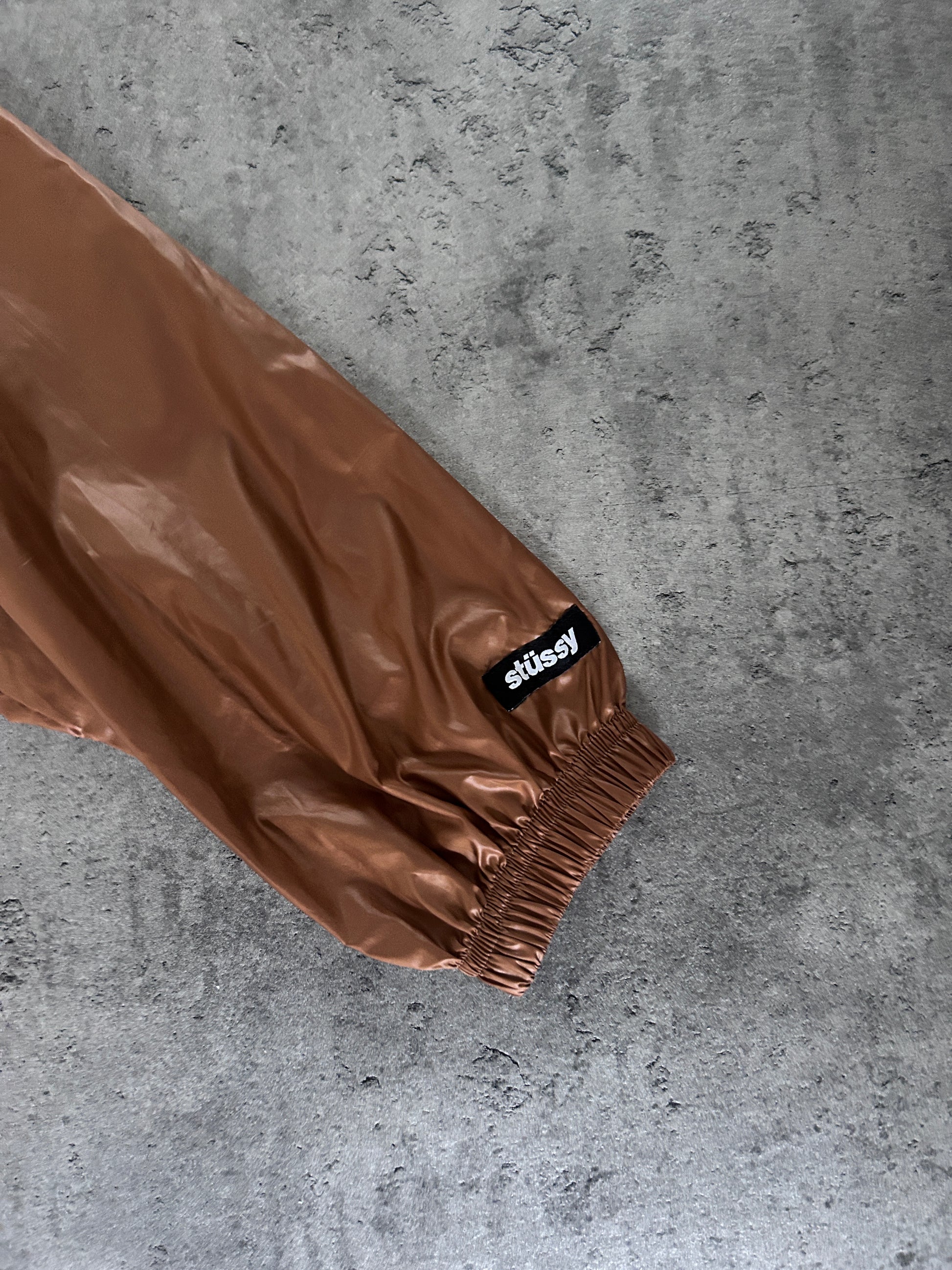 STÜSSY SHINY ZIP JACKET (S WMNS)
