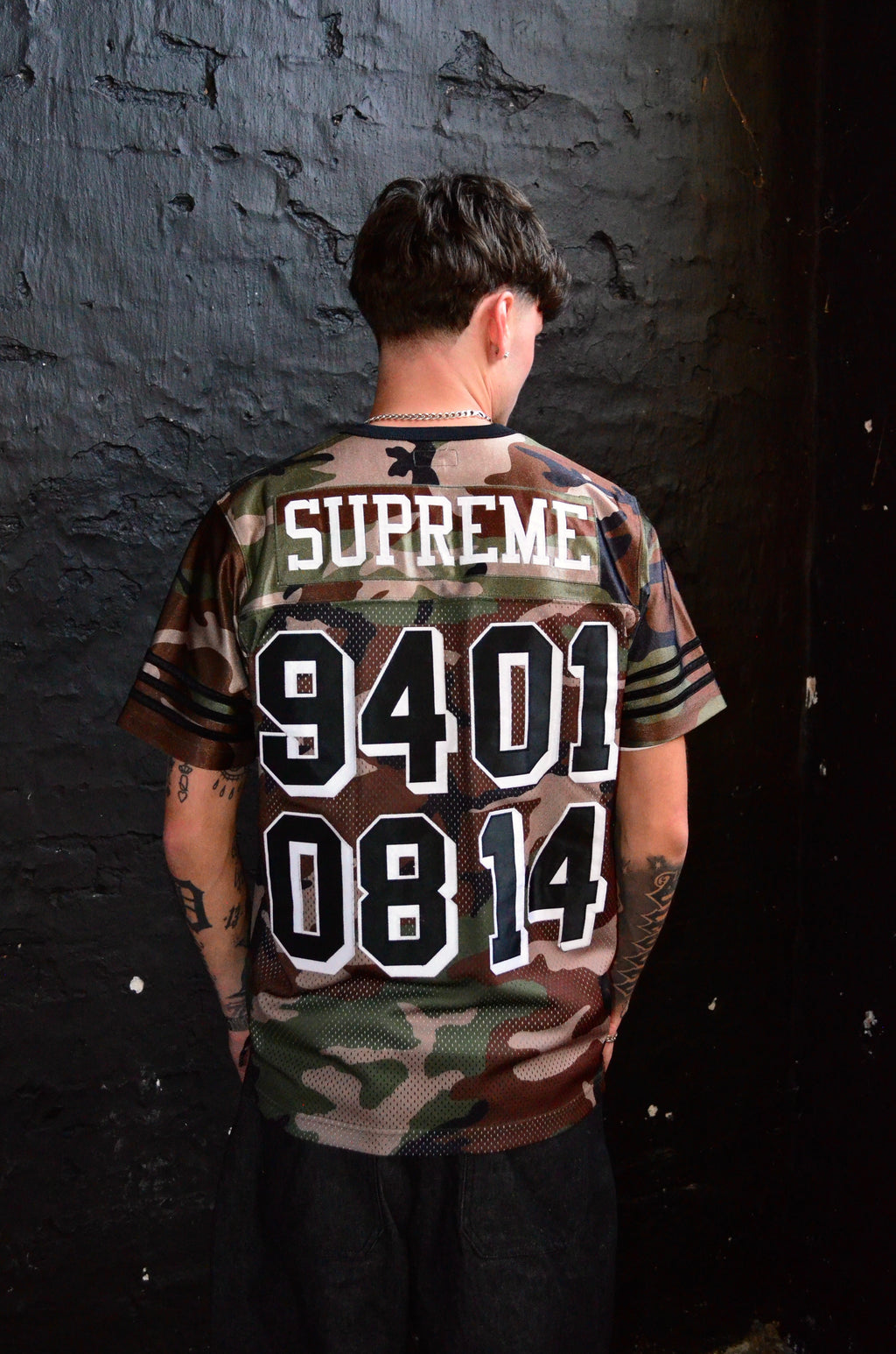 SUPREME CAMO CHAMPION JERSEY (M)
