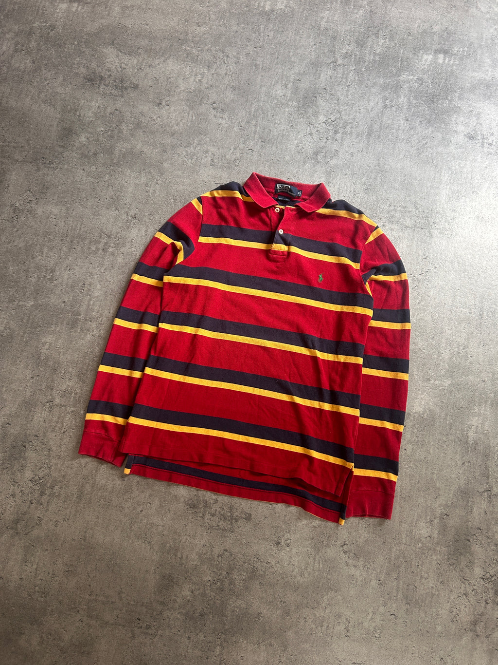 POLO RALPH LAUREN LONGSLEEVE POLO (M)