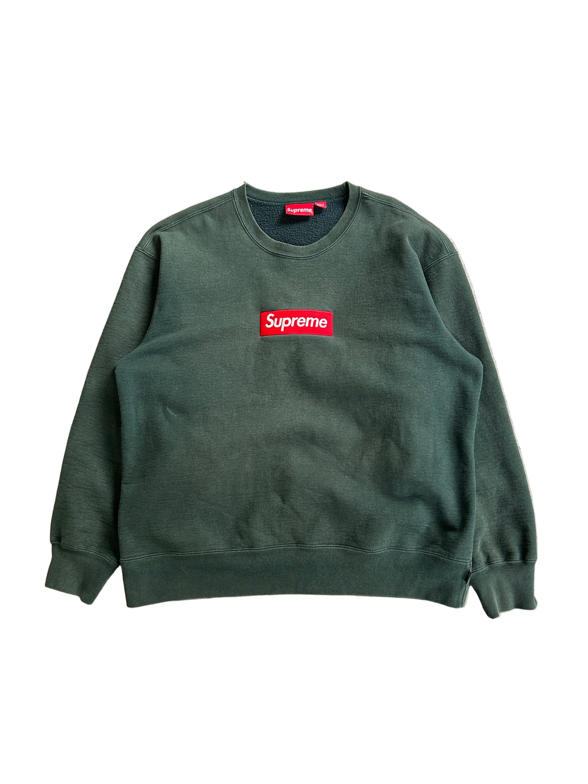 SUPREME BOGO CREWNECK “DARK PINE” (L)