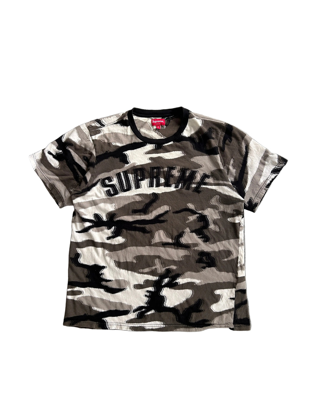 SUPREME INTARSIA CAMO TEE (M)