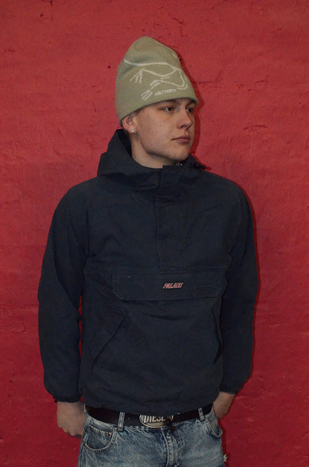 PALACE GASSY PULLOVER JACKET SS20 (M)