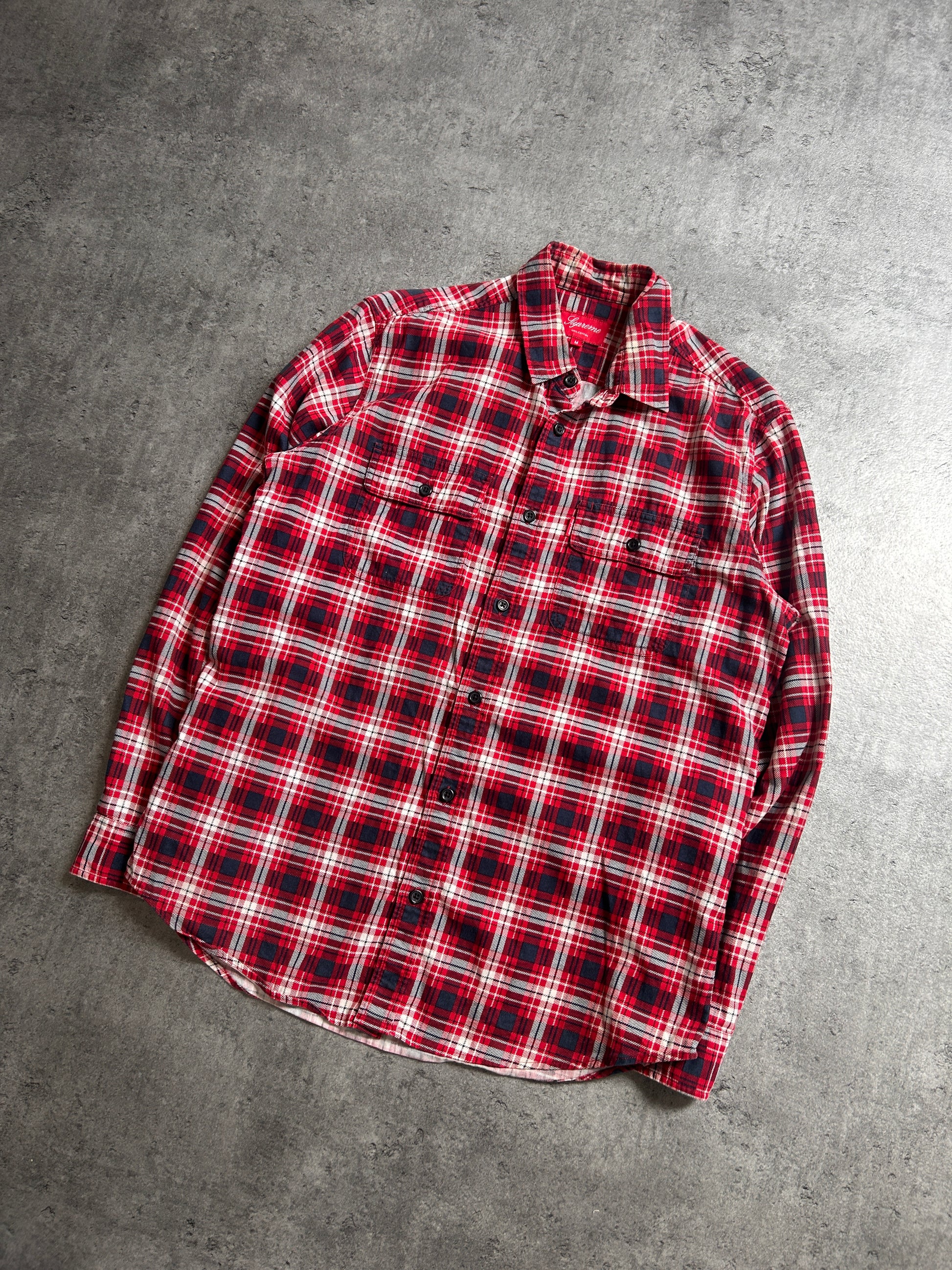 SUPREME PRINTED PLAID FLANNEL (M)