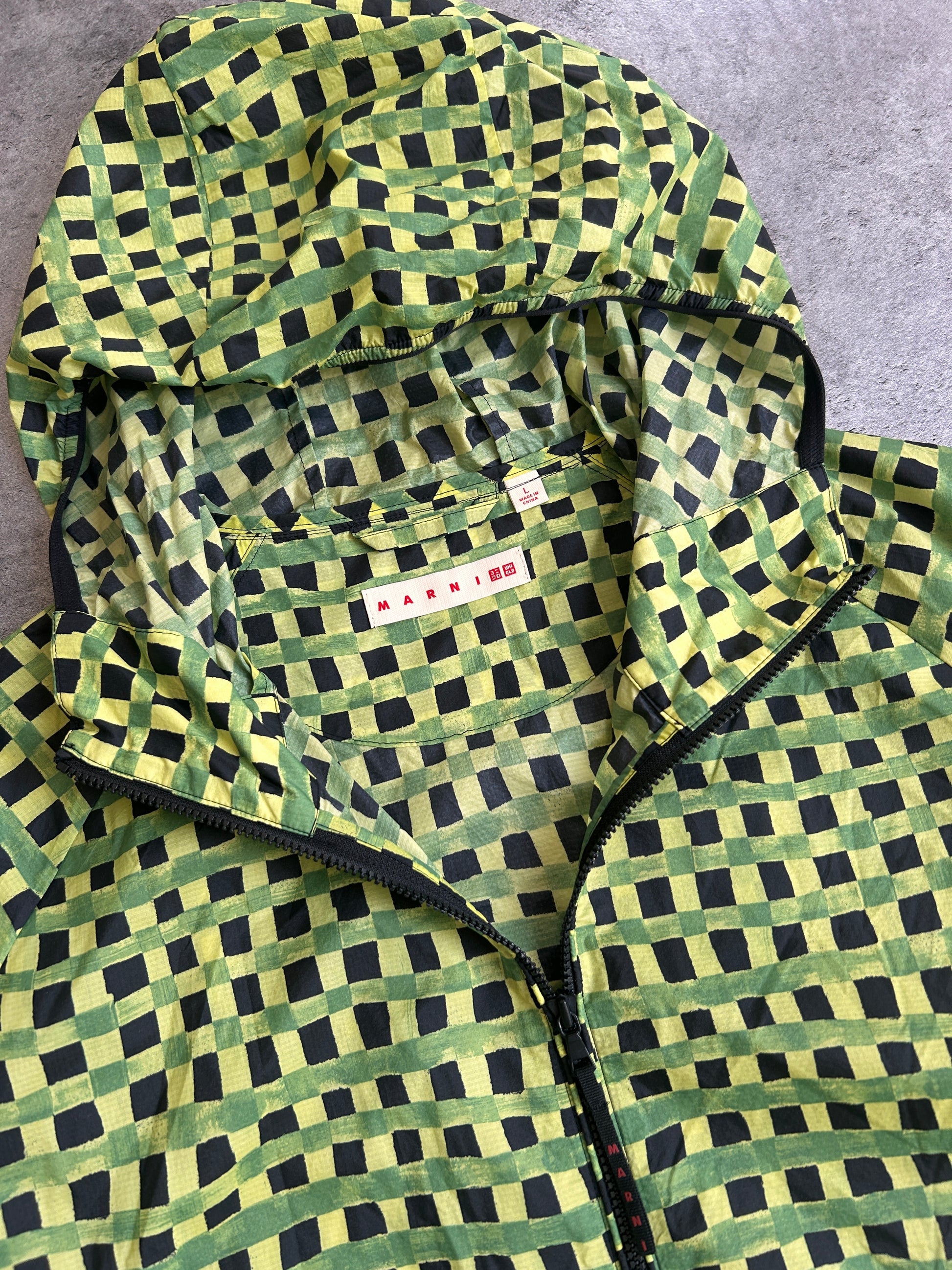 MARNI X UNIQLO CHECKER WINDBREAKER (L)