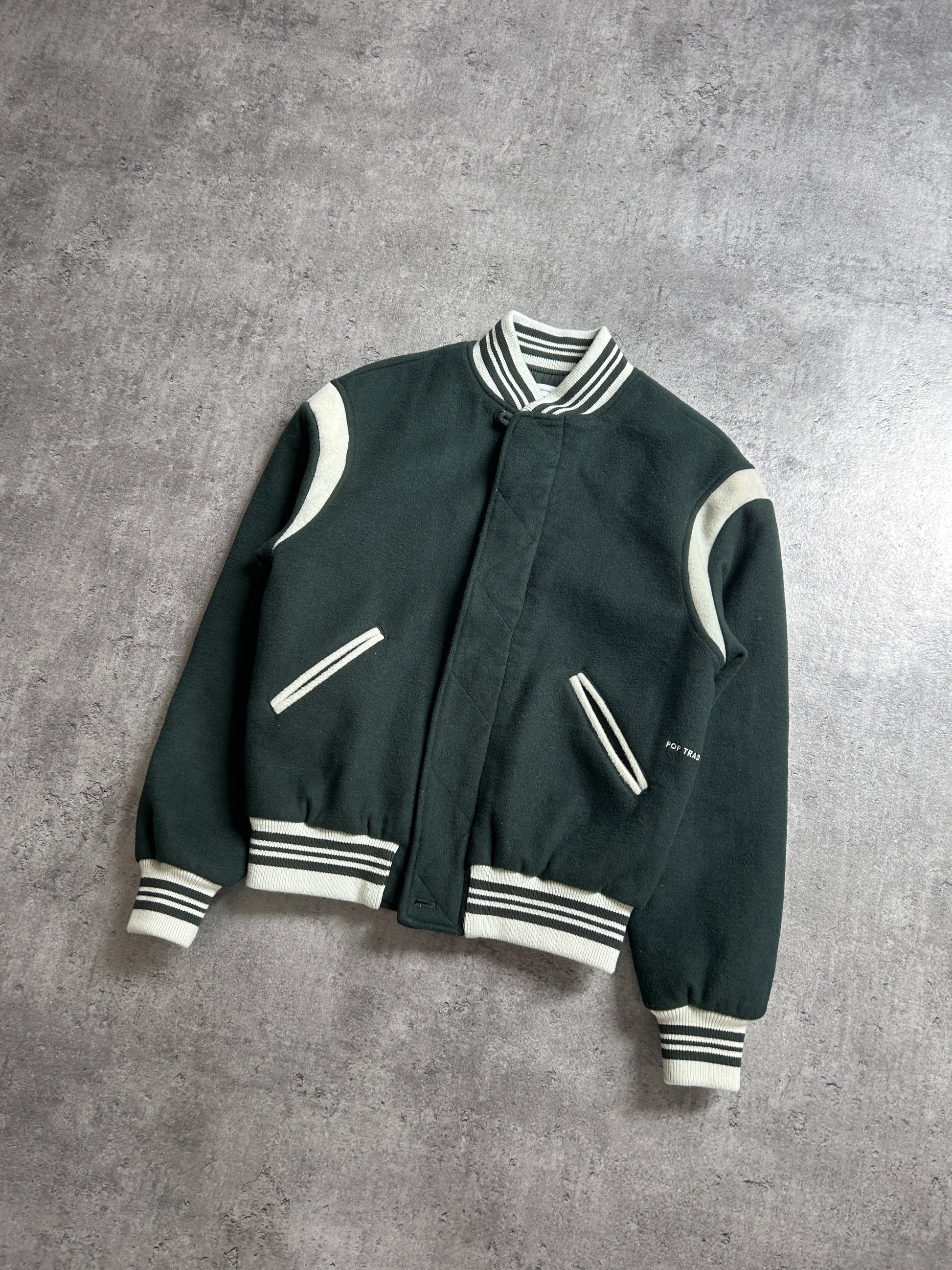 POP TRADING COMPANY X PARRA VARSITY BOMBER JACKET (S)