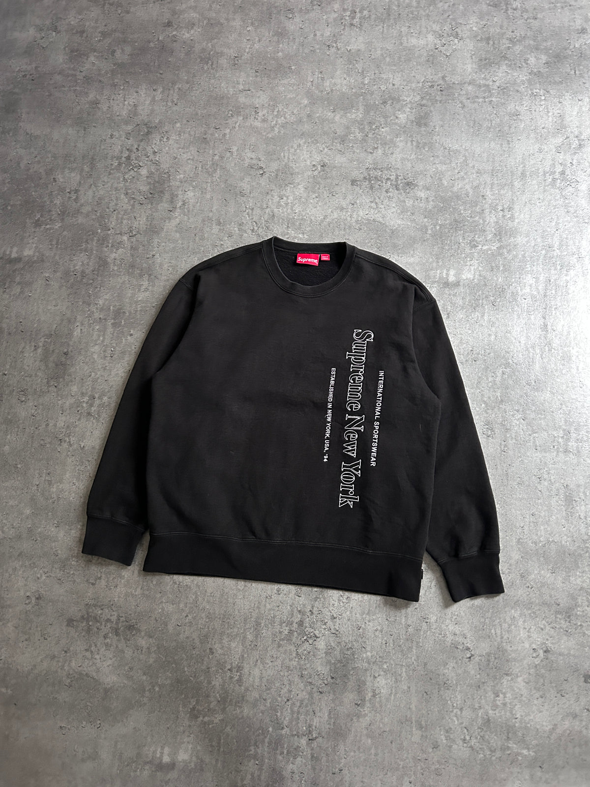 SUPREME SIDE LOGO CREWNECK (L)
