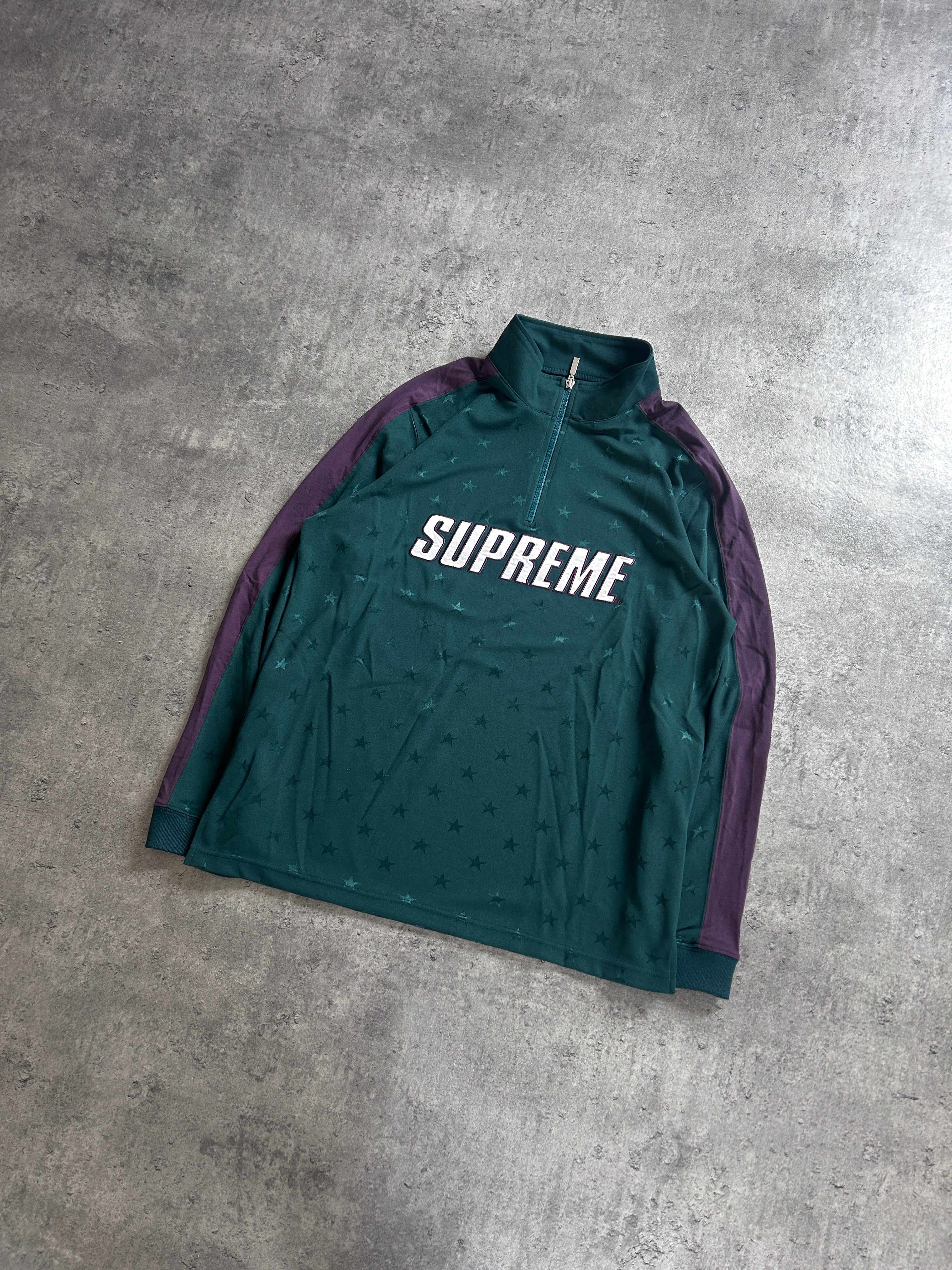 SUPREME TRACK HALF ZIP PULLOVER FW18 (M) – Kicksweep