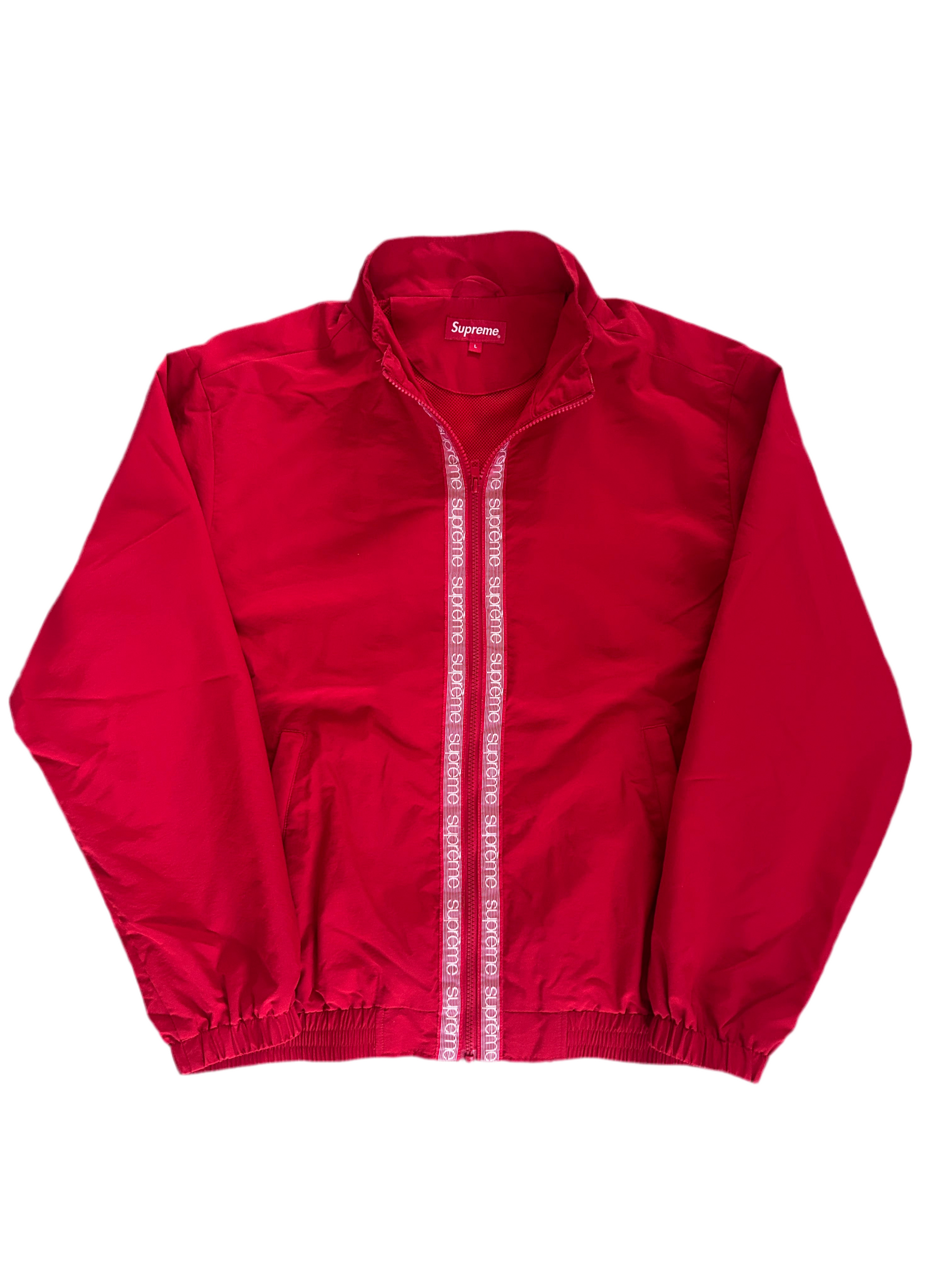 SUPREME TAPING TRACKJACKET SS18 (L)