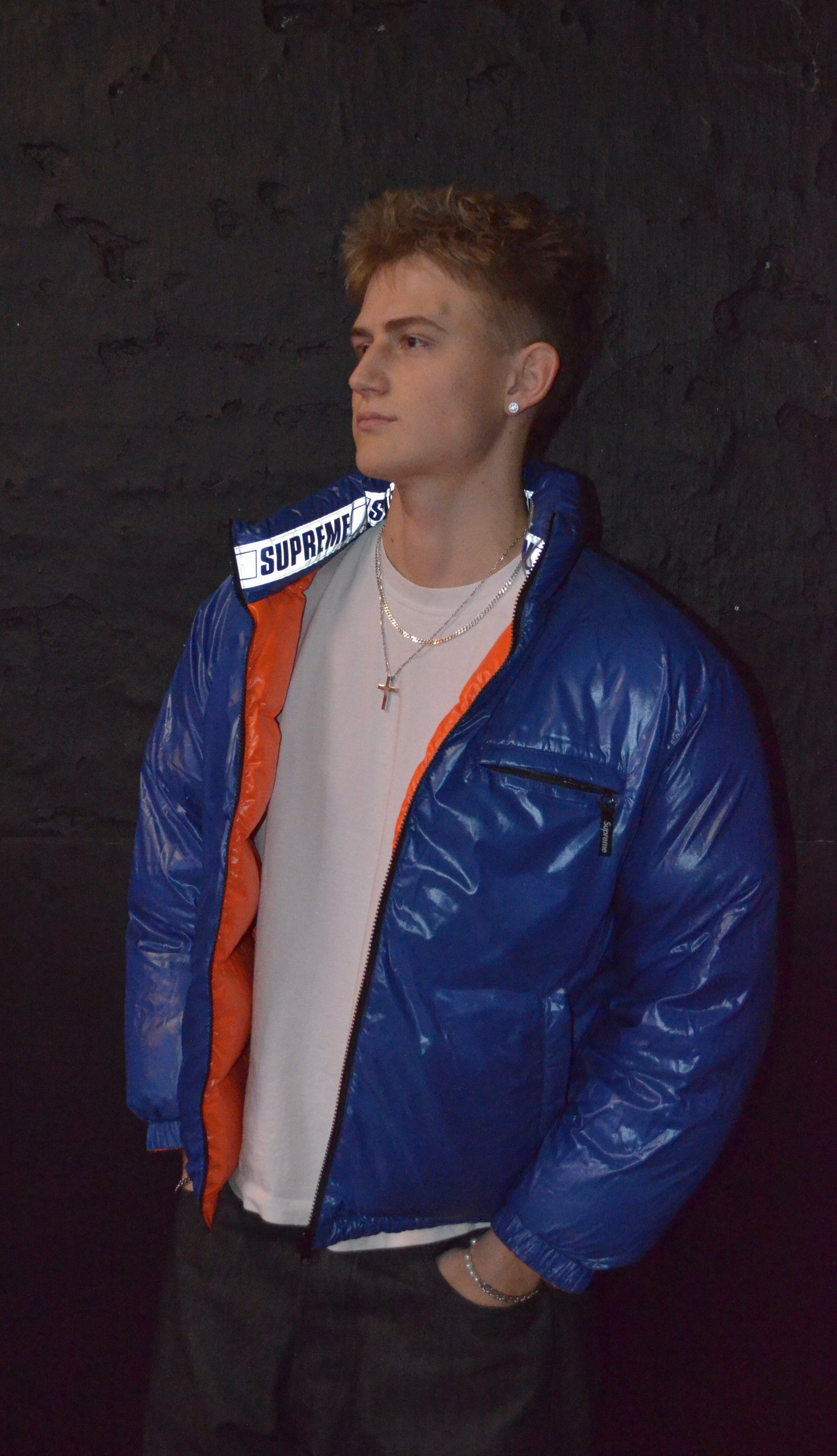 SUPREME SHINY REVERSIBLE PUFFER SS20 (M)
